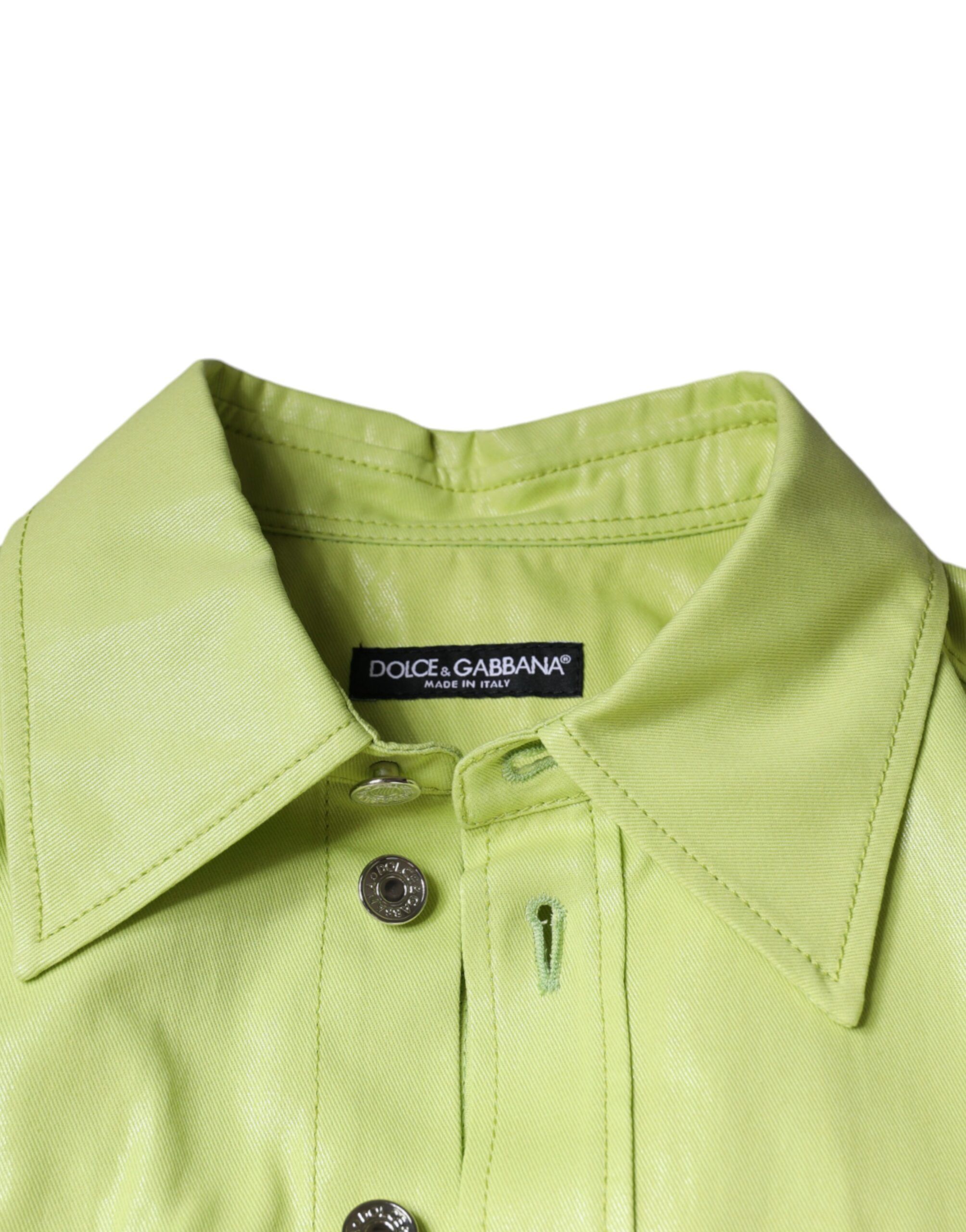 Cotton Collared Men Button Down Men's Shirt (Pre-Owned) - Dolce & Gabbana - Modalova