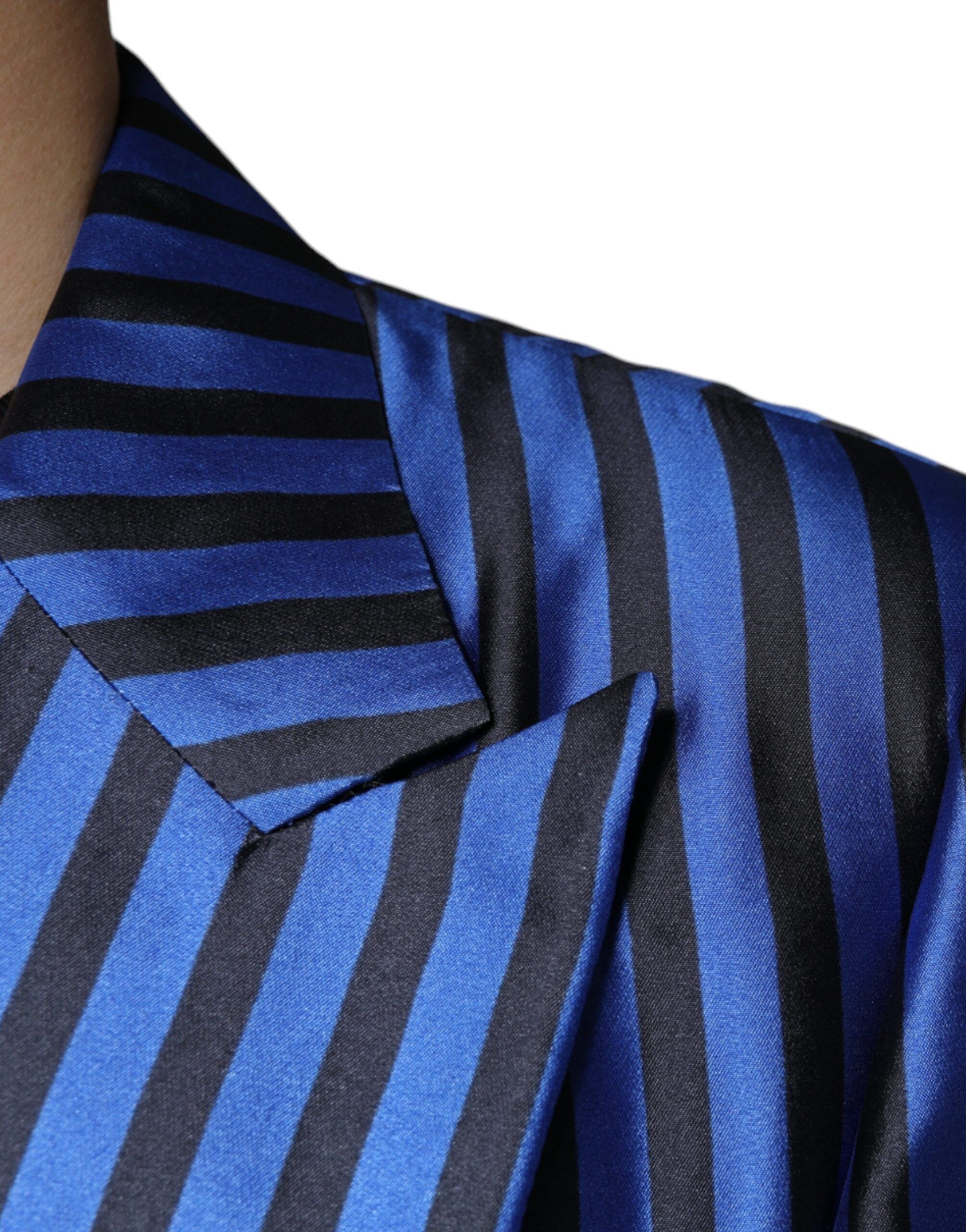 Metallic Stripes Formal 3 Piece Men's Suit (Pre-Owned) - Dolce & Gabbana - Modalova