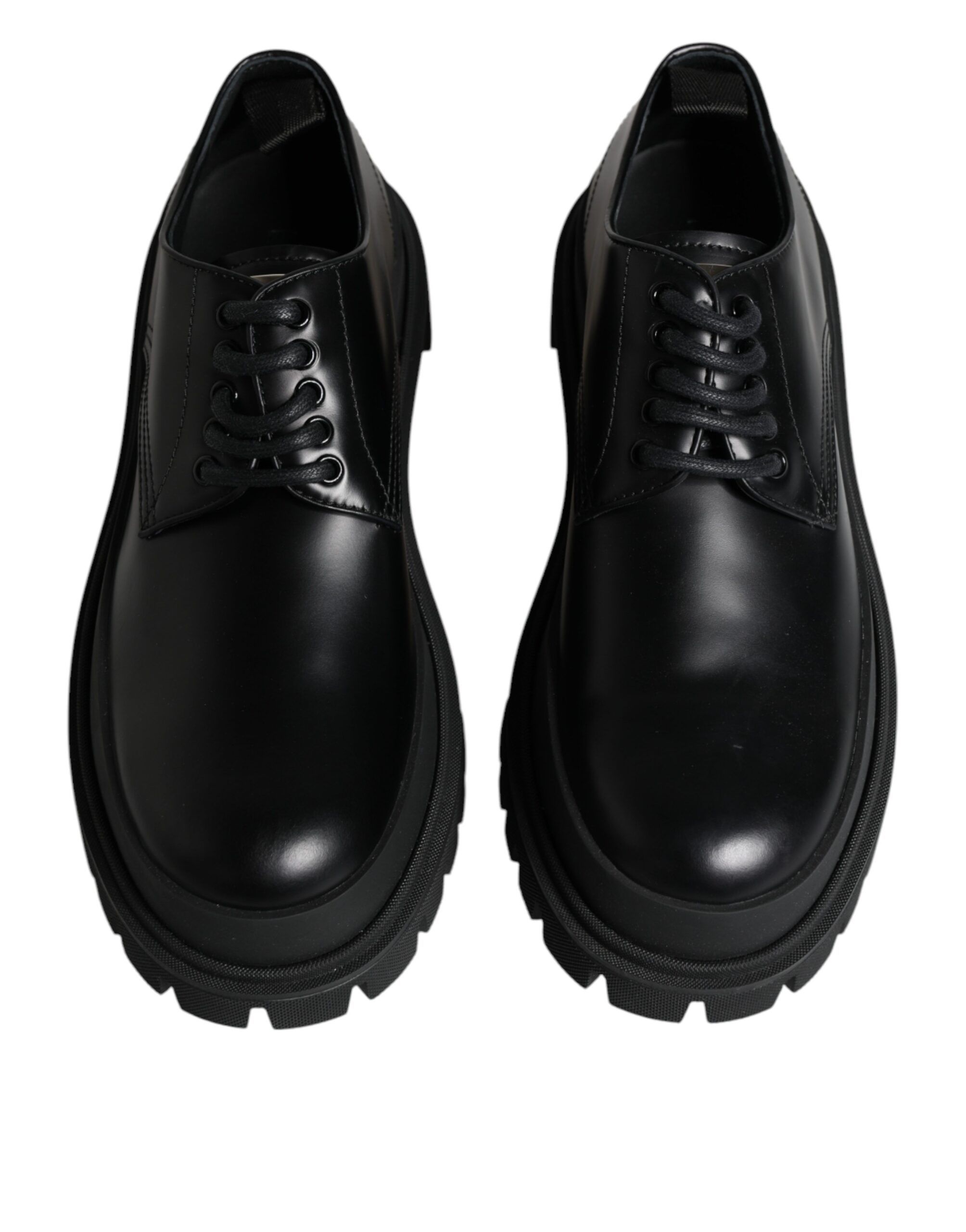Leather Lace Up Trekking Dress Men's Shoes - Dolce & Gabbana - Modalova