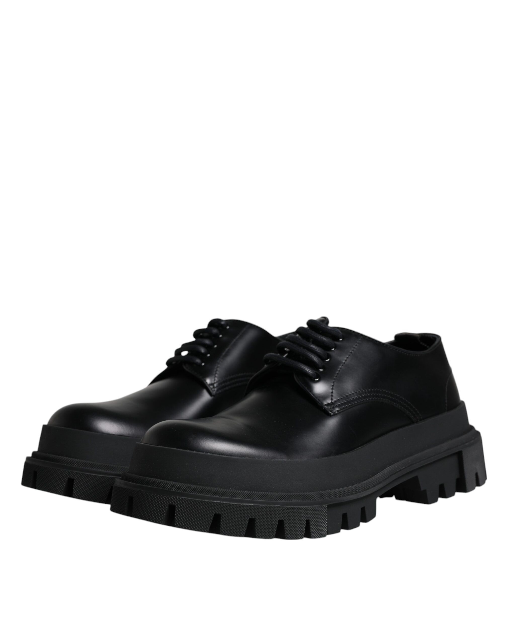 Leather Lace Up Trekking Dress Men's Shoes - Dolce & Gabbana - Modalova