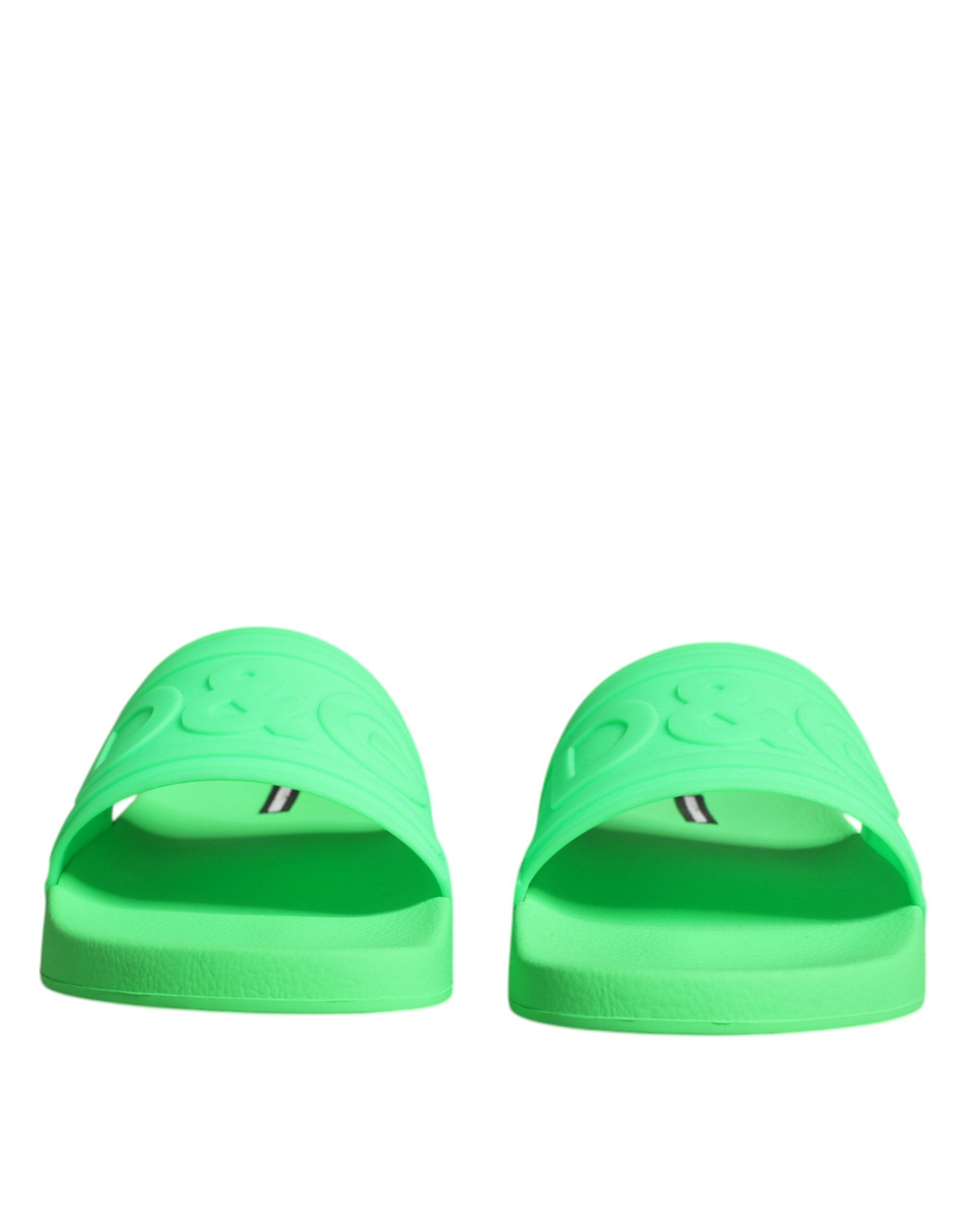 Leather Slides Sandals Beachwear Men's Shoes - Dolce & Gabbana - Modalova