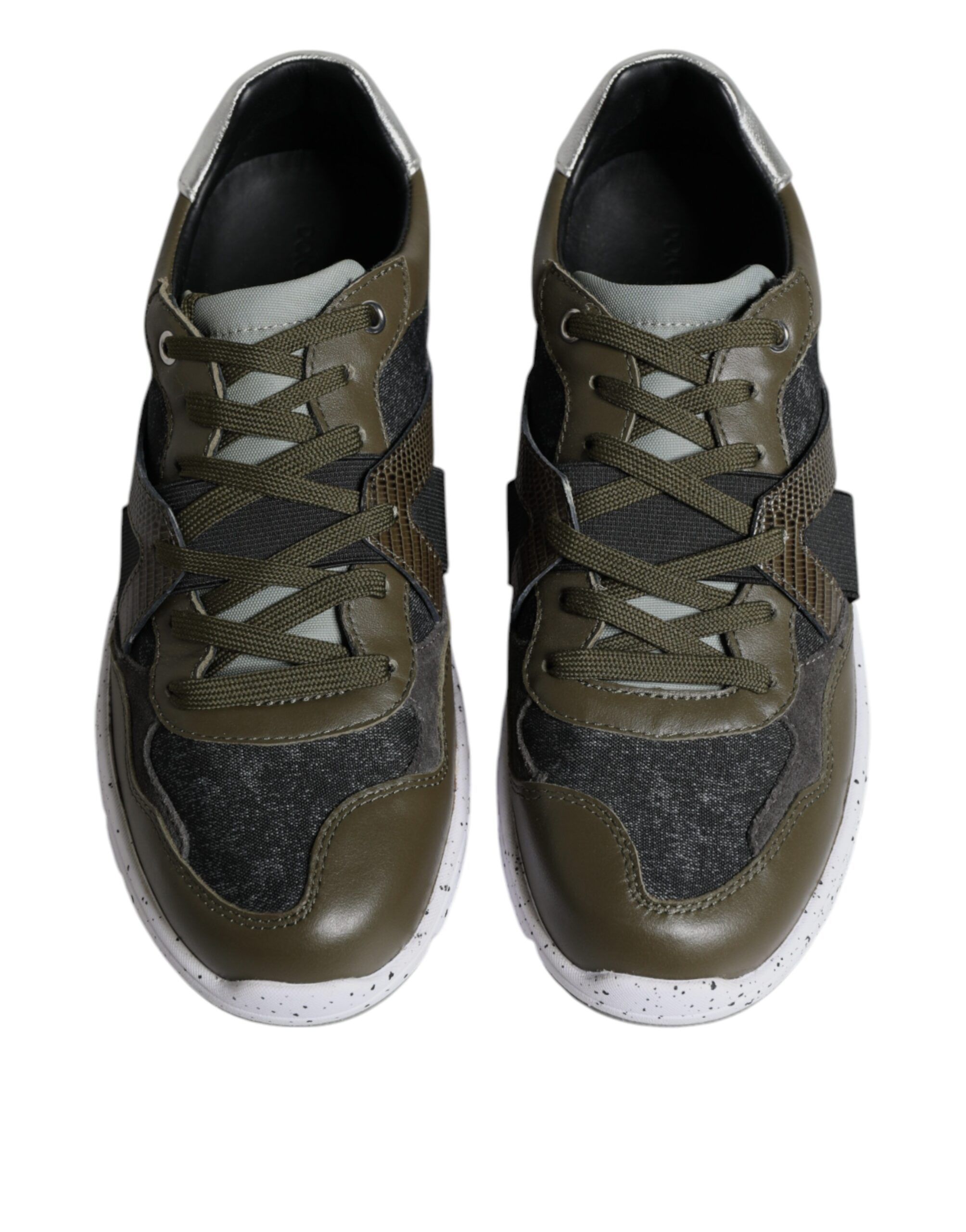 Canvas Leather Low Top Sneaker Men's Shoes (Pre-Owned) - Dolce & Gabbana - Modalova