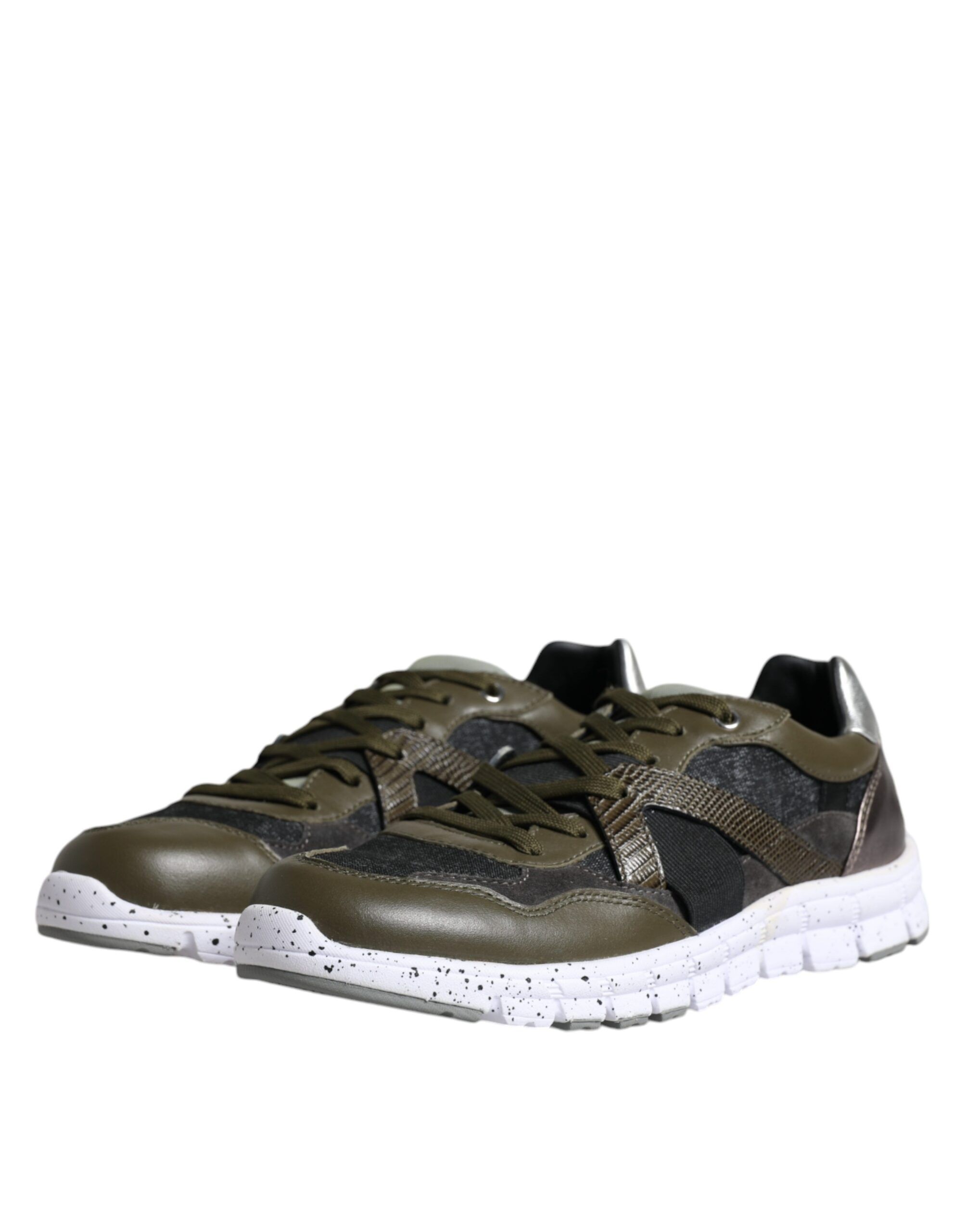 Canvas Leather Low Top Sneaker Men's Shoes (Pre-Owned) - Dolce & Gabbana - Modalova