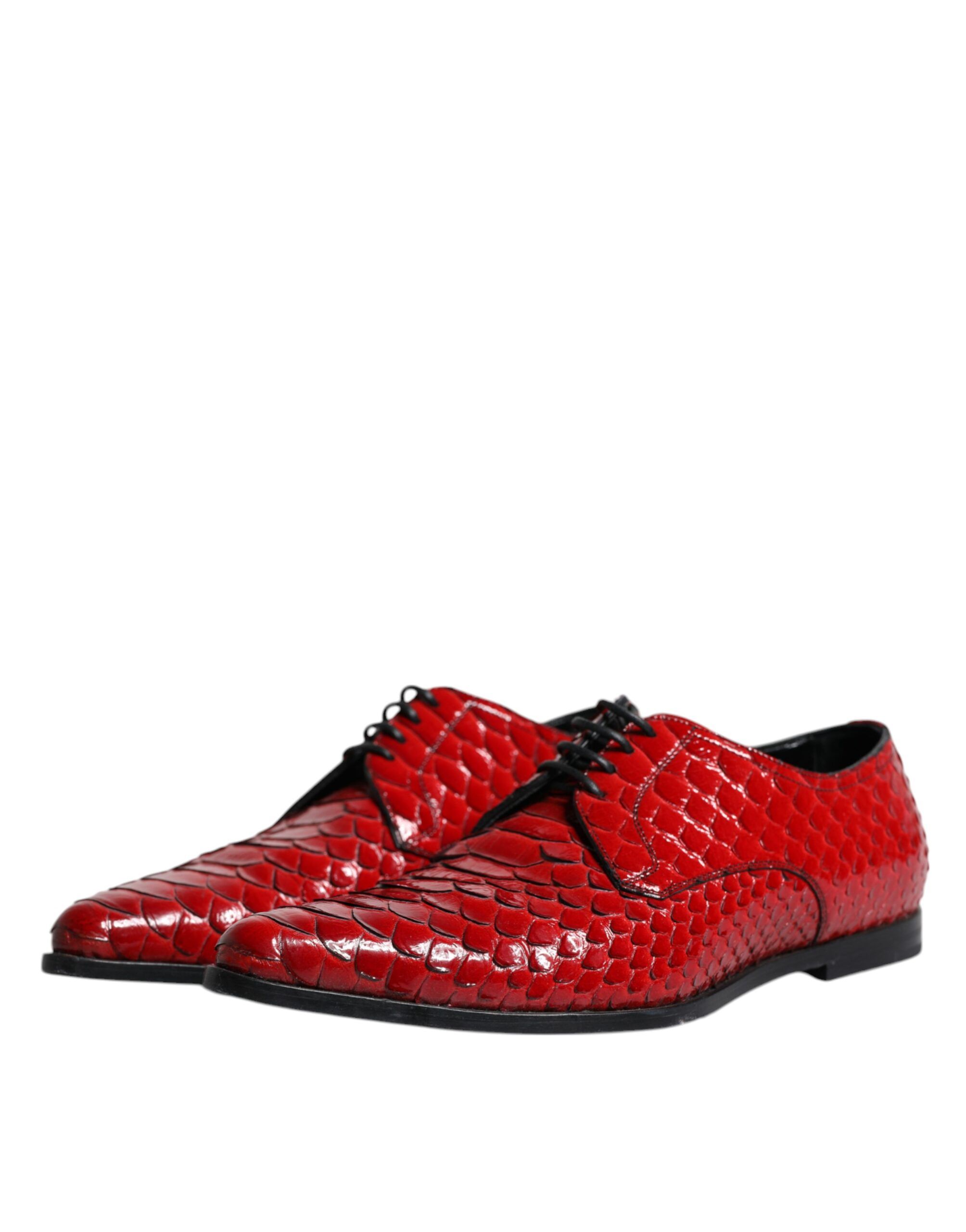 Textured Varnished Derby Men Formal Men's Shoes (Pre-Owned) - Dolce & Gabbana - Modalova