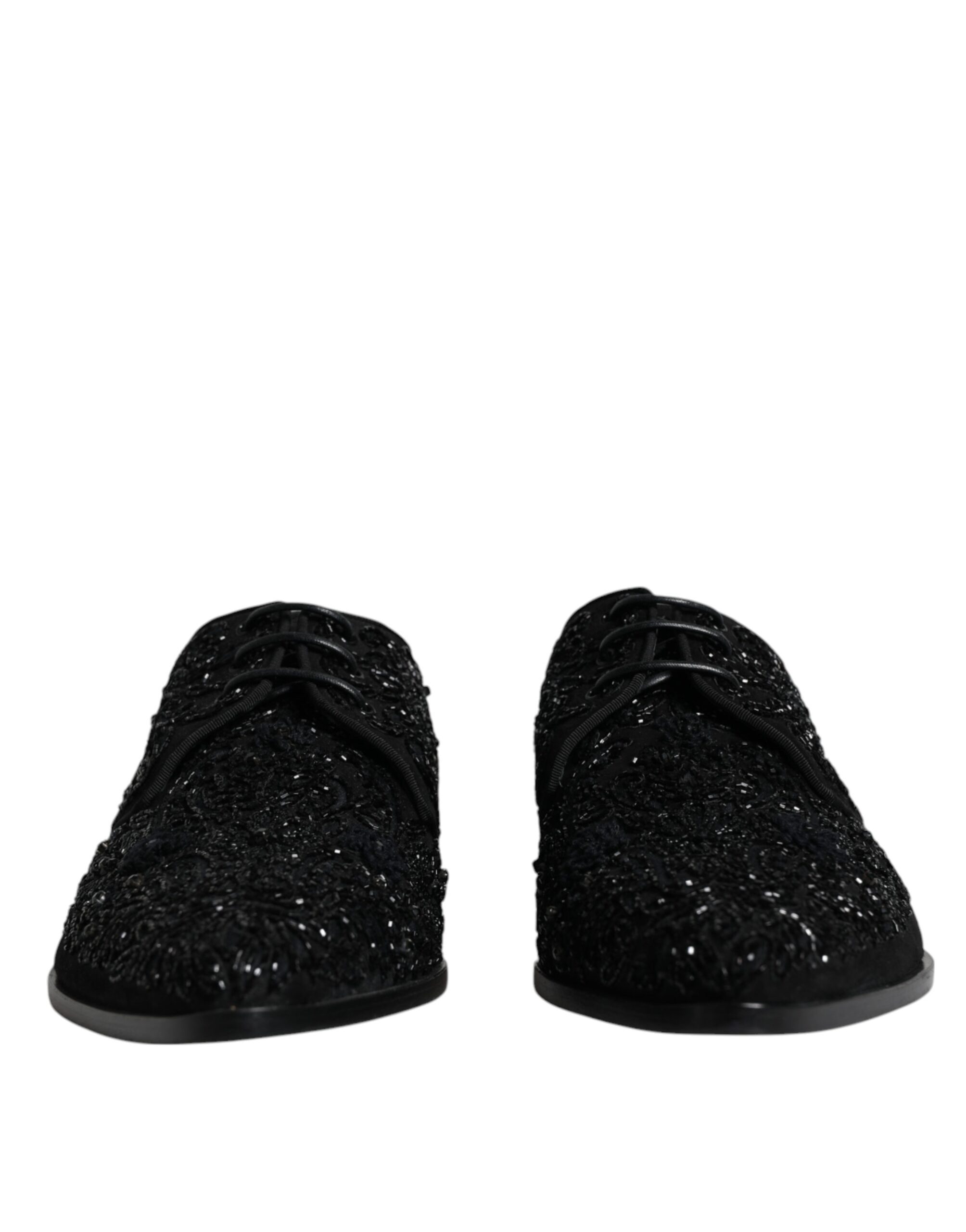 Embellished Suede Derby Formal Men's Shoes - Dolce & Gabbana - Modalova