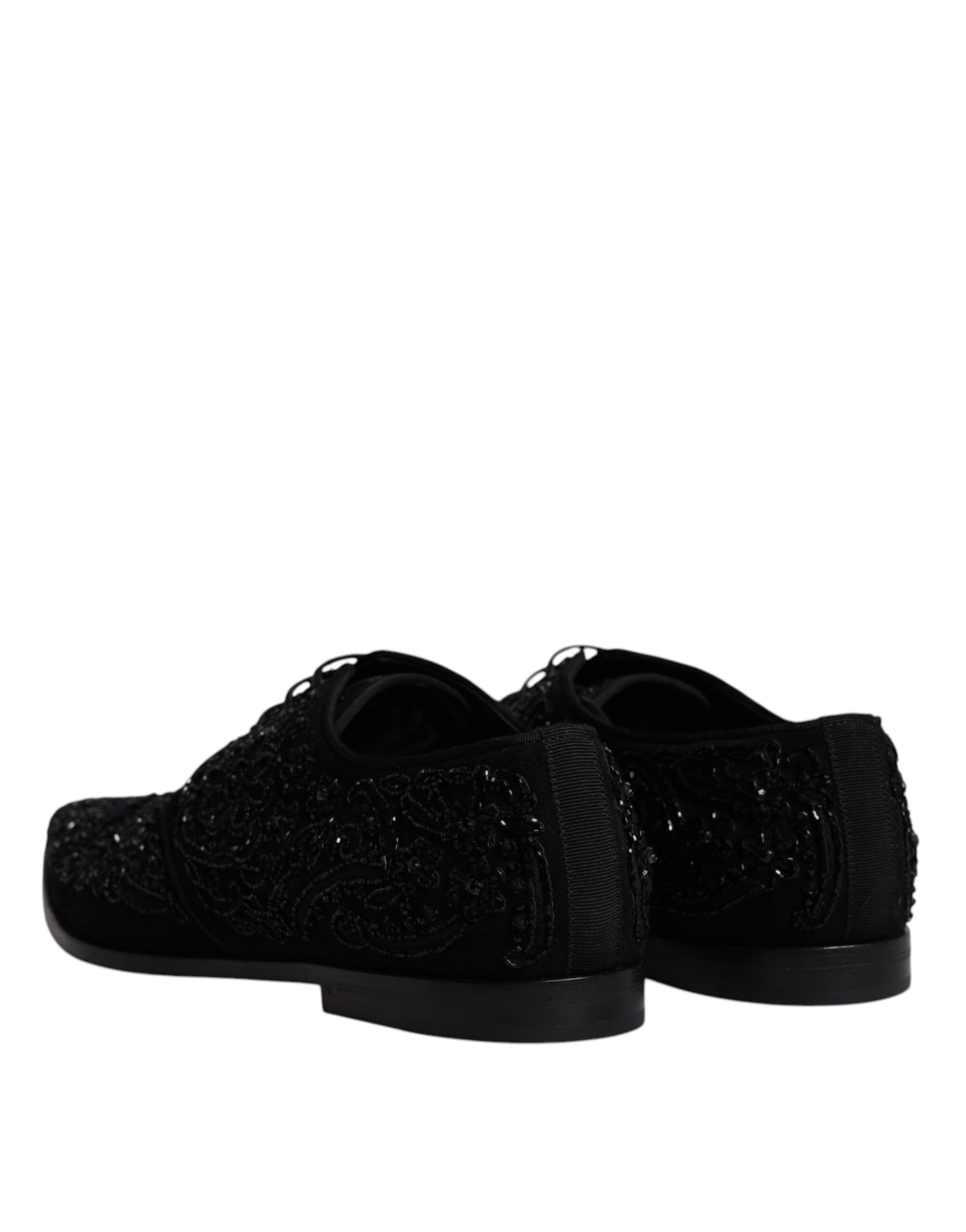 Embellished Suede Derby Formal Men's Shoes - Dolce & Gabbana - Modalova