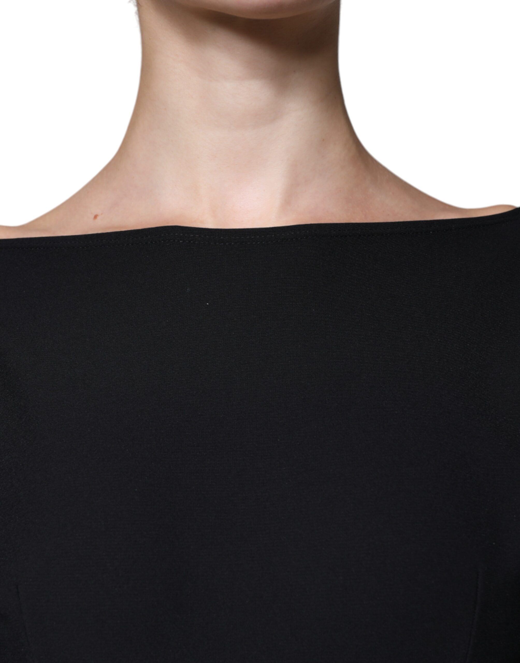 Viscose Cut Out A-line Long Sleeves Mini Women's Dress - Dolce & Gabbana - Modalova