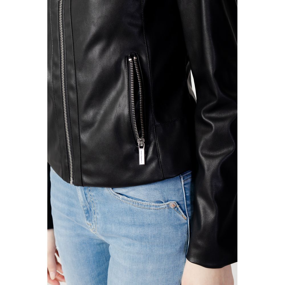 Polyester Leather Women's Jacket - Armani Exchange - Modalova