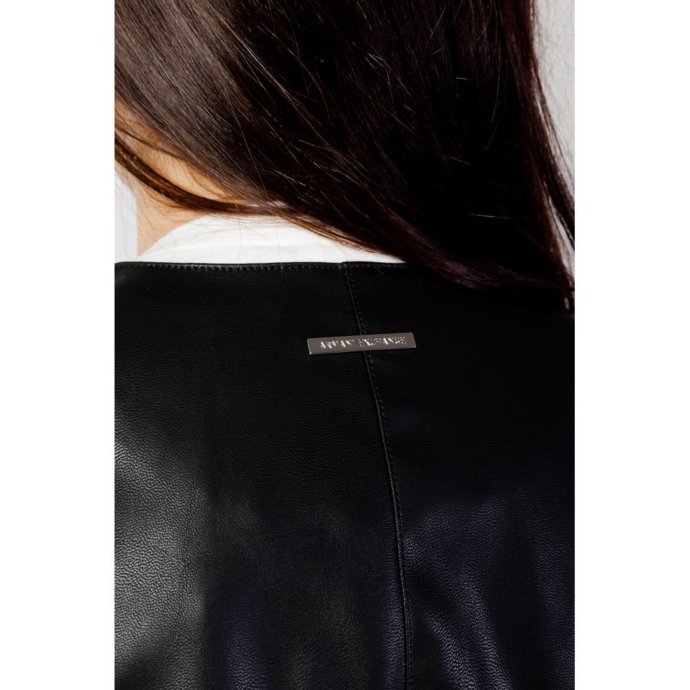 Polyester Leather Women's Jacket - Armani Exchange - Modalova