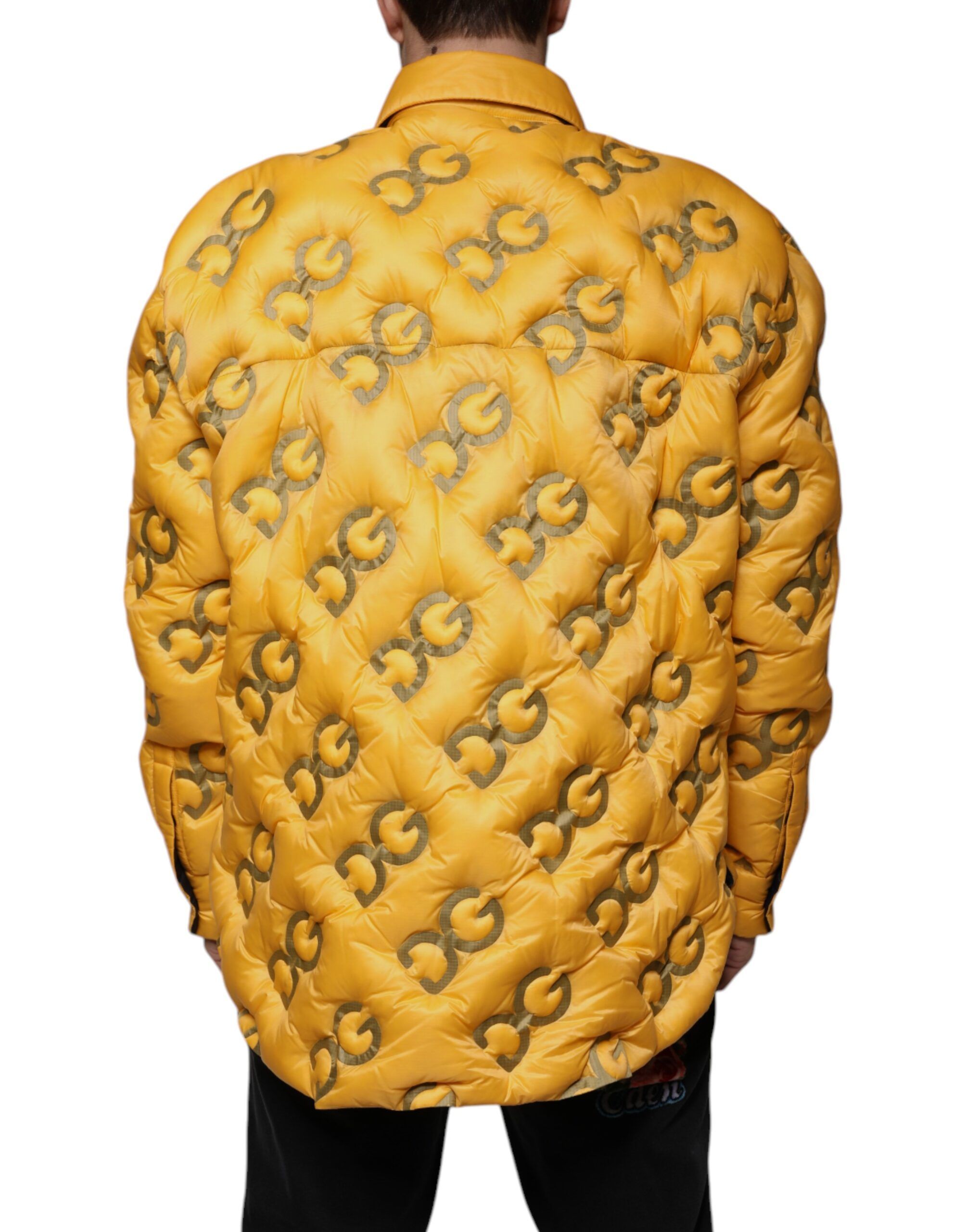 Logo Padded Buttoned Blouson Men's Jacket - Dolce & Gabbana - Modalova