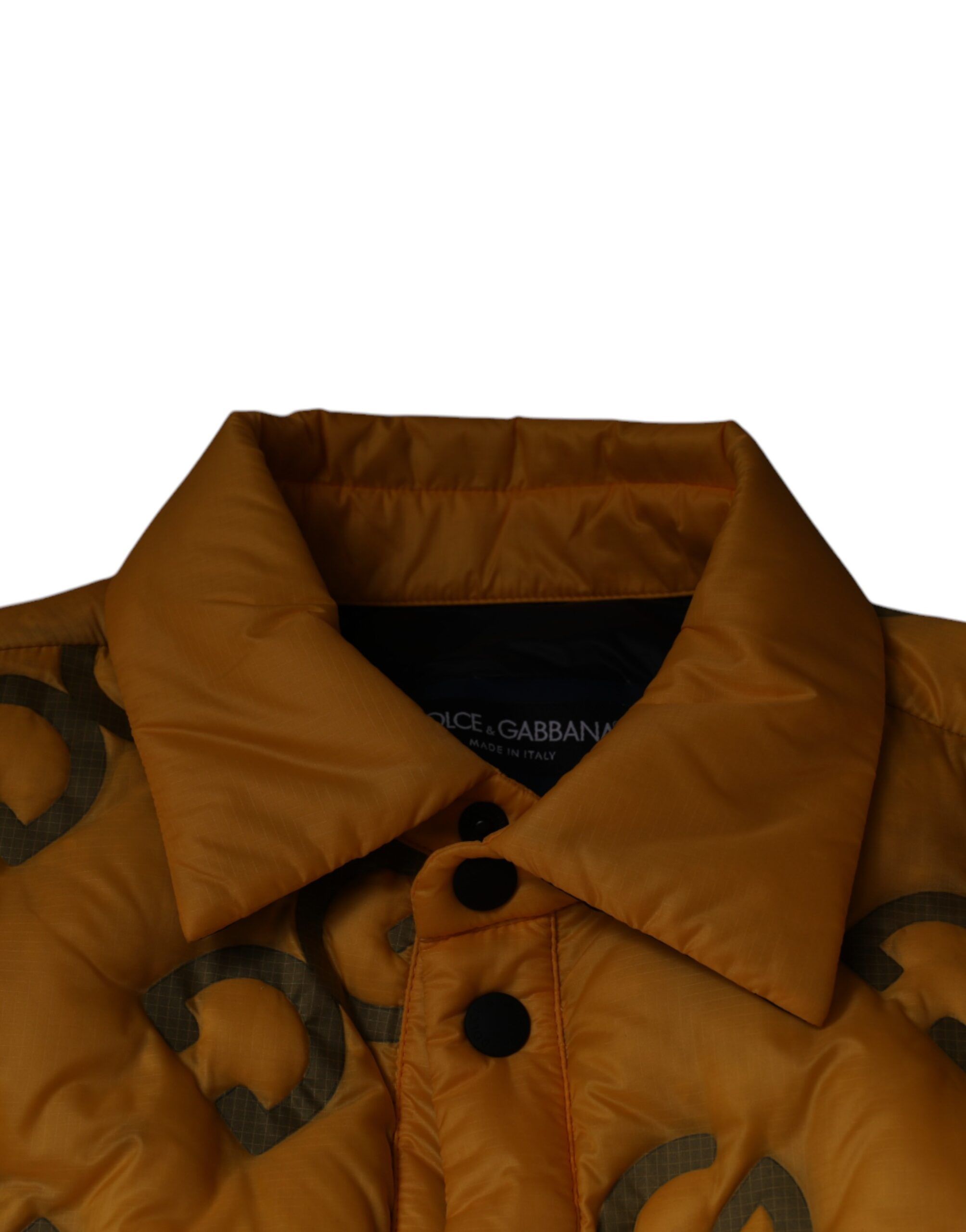 Logo Padded Buttoned Blouson Men's Jacket - Dolce & Gabbana - Modalova