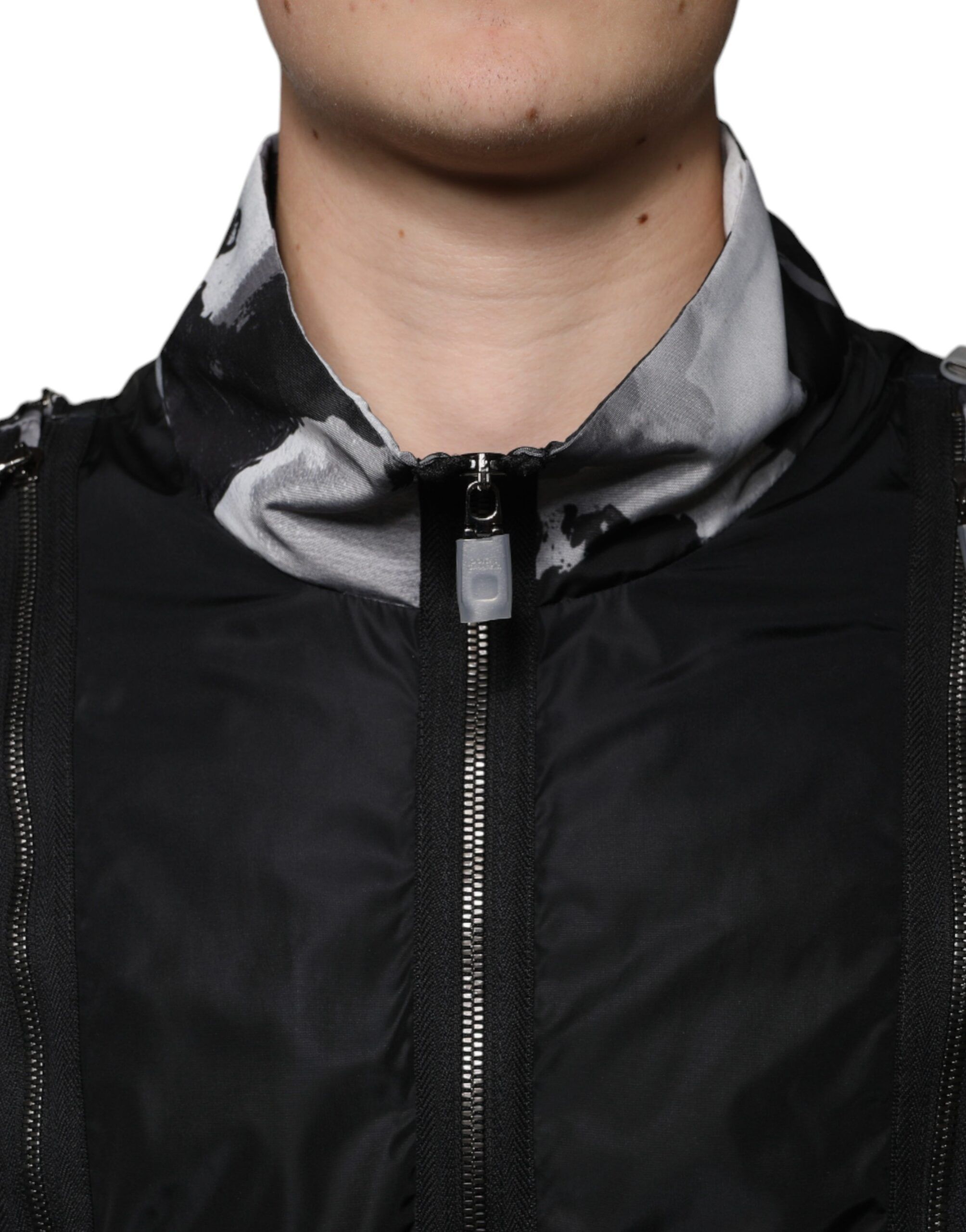Nylon Full Zip Men Bomber Men's Jacket - Dolce & Gabbana - Modalova
