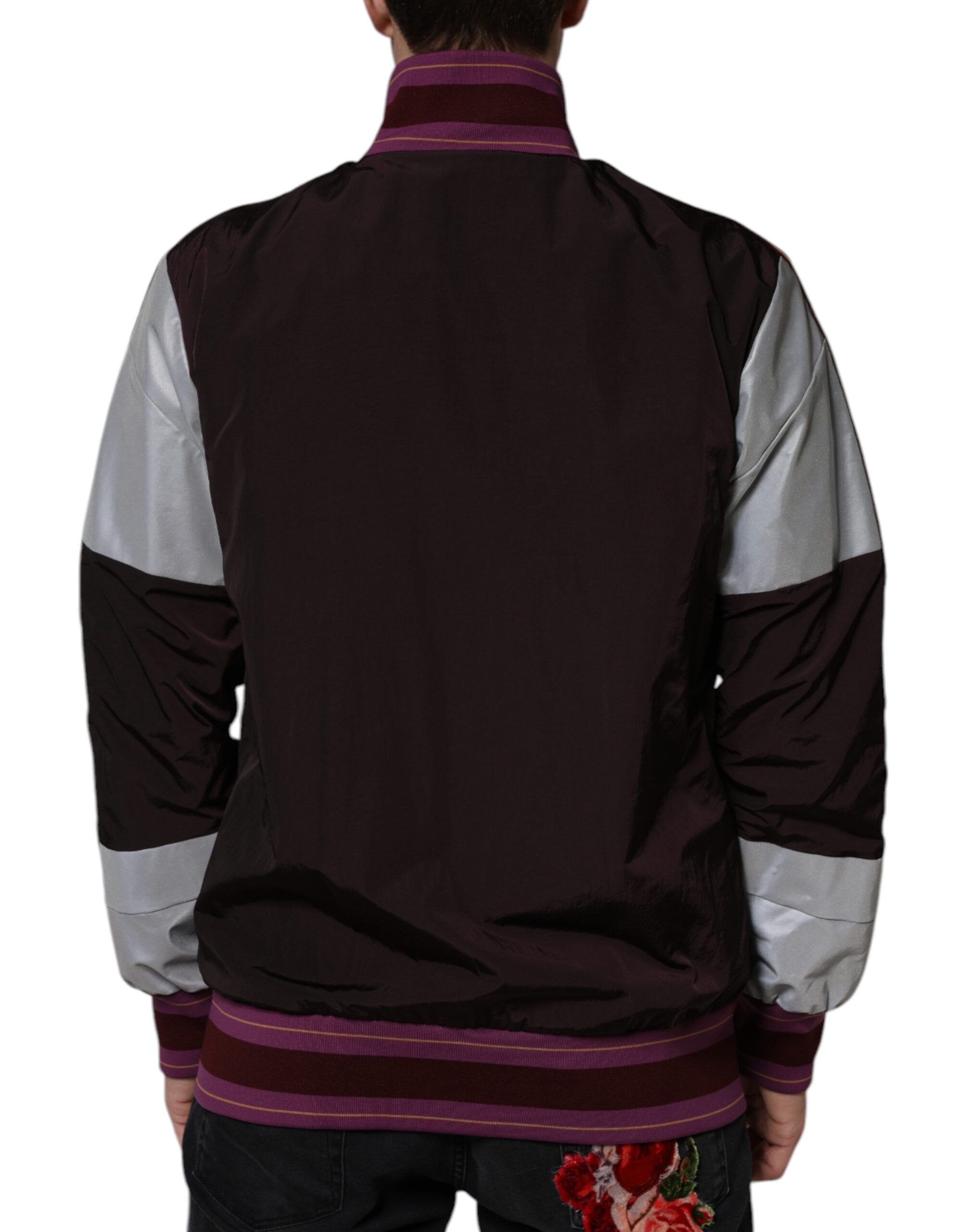 Full Zip Jersey Men Bomber Men's Jacket - Dolce & Gabbana - Modalova