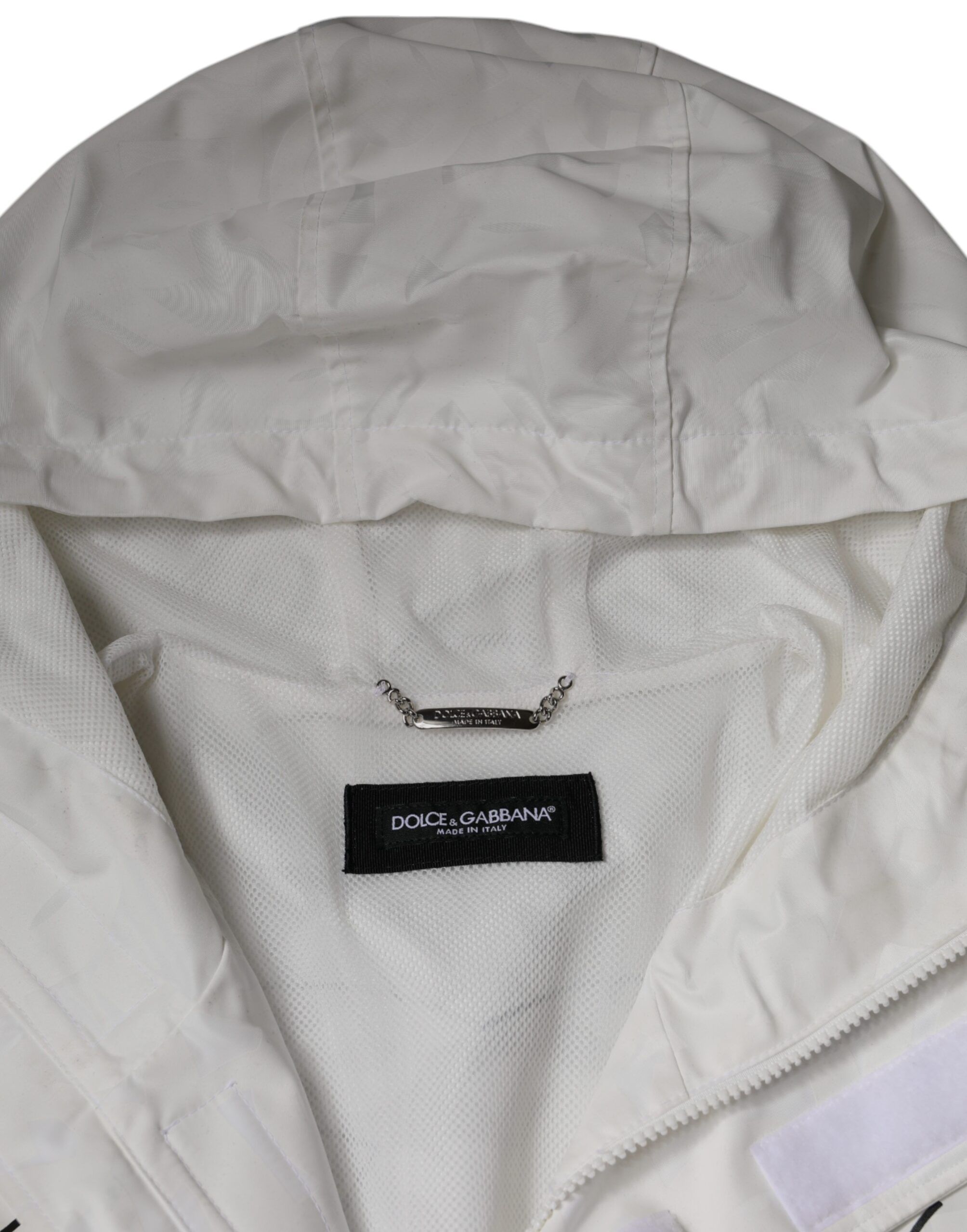 Hooded Parka Polyester Trench Coat Men's Jacket (Pre-Owned) - Dolce & Gabbana - Modalova