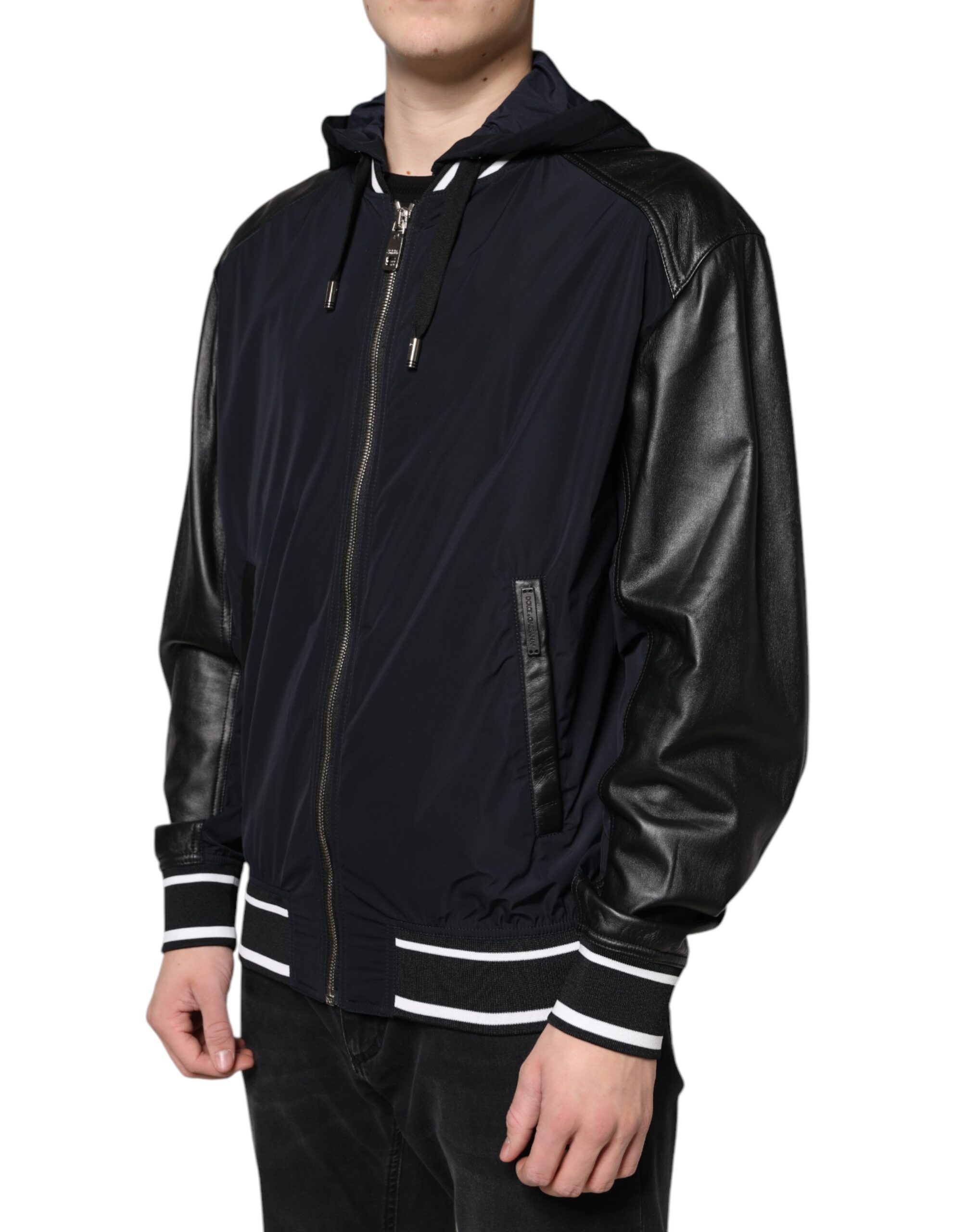 Hooded Full Zip Men Bomber Men's Jacket (Pre-Owned) - Dolce & Gabbana - Modalova