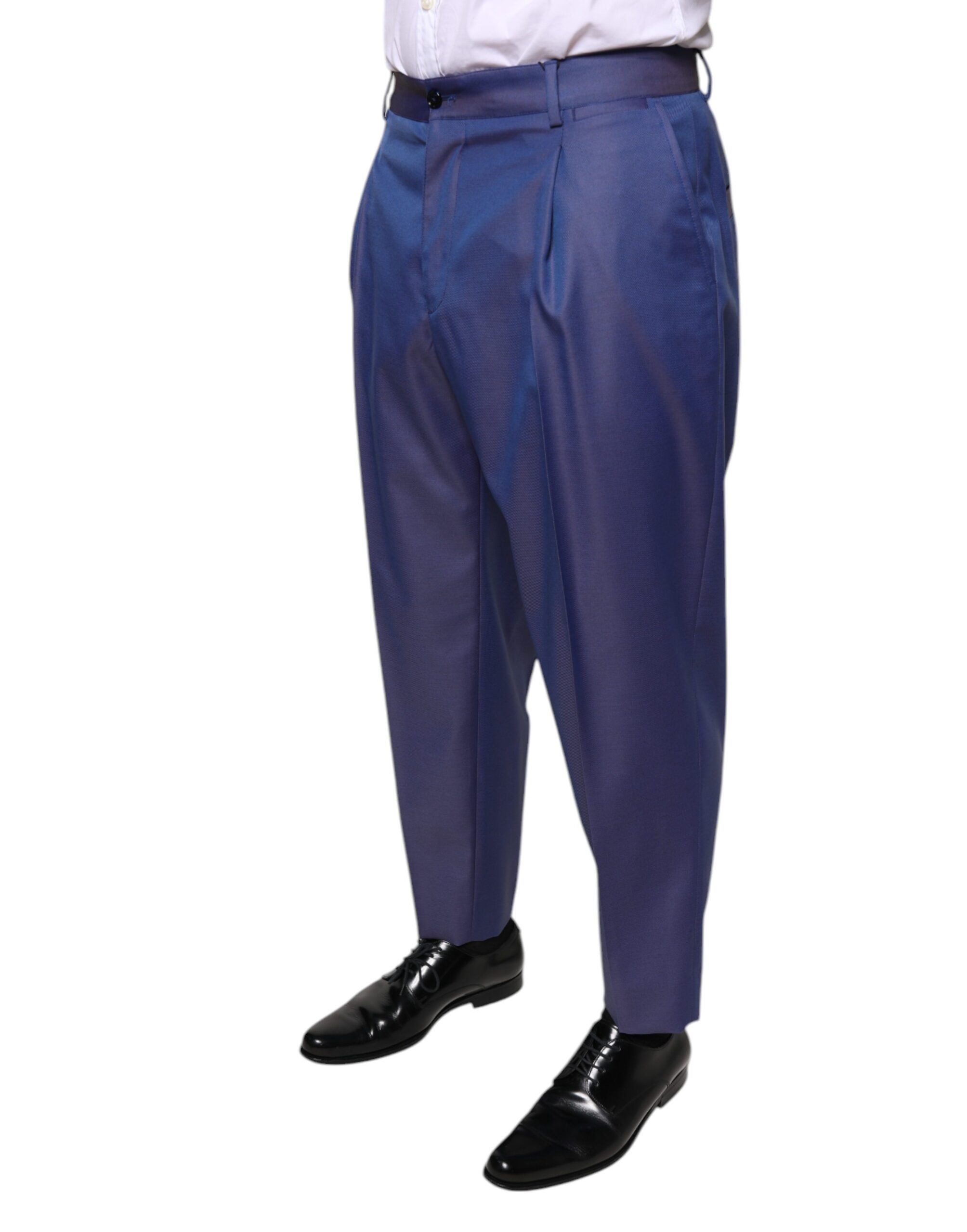Wool Tapered Formal Dress Men's Pants - Dolce & Gabbana - Modalova