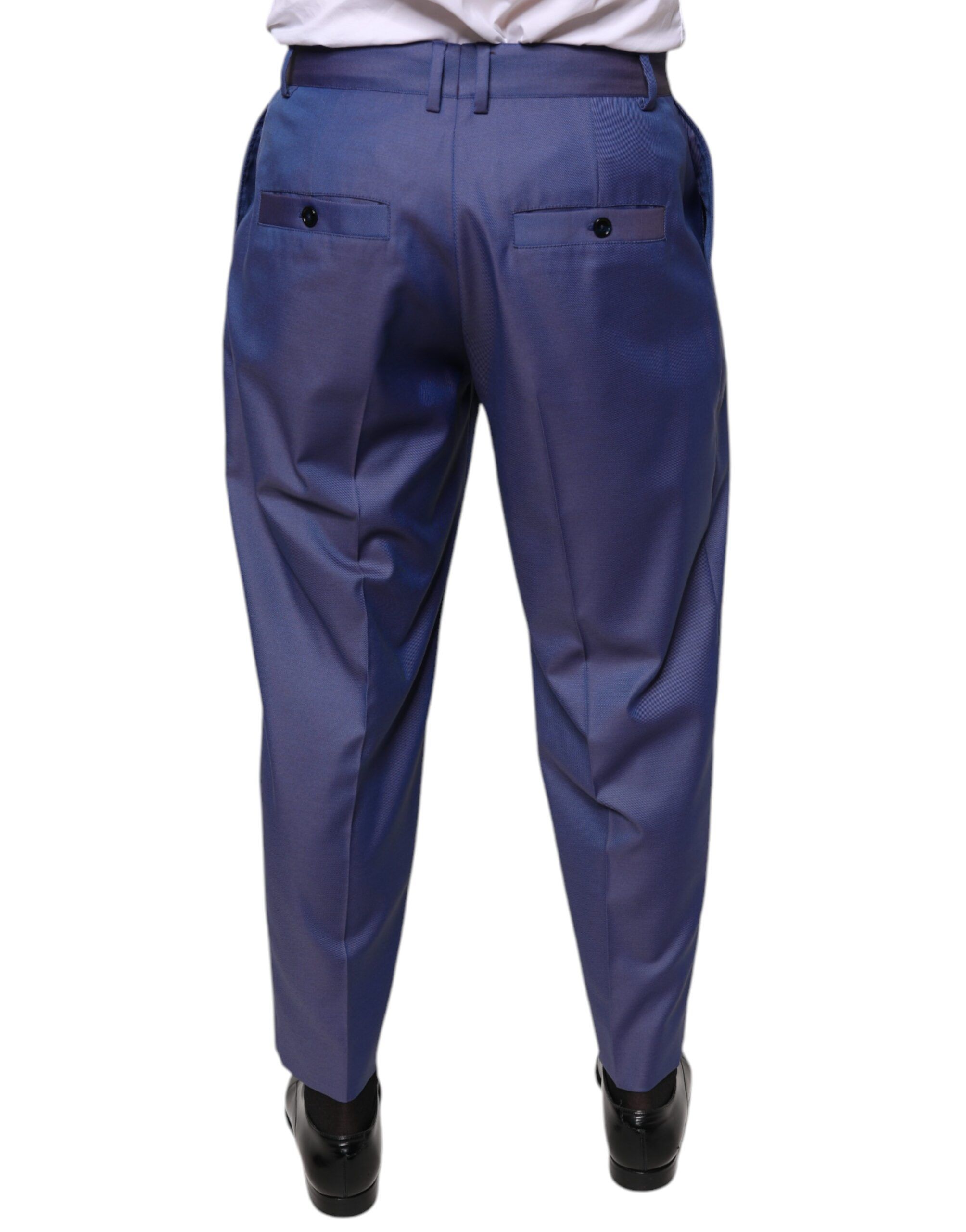 Wool Tapered Formal Dress Men's Pants - Dolce & Gabbana - Modalova