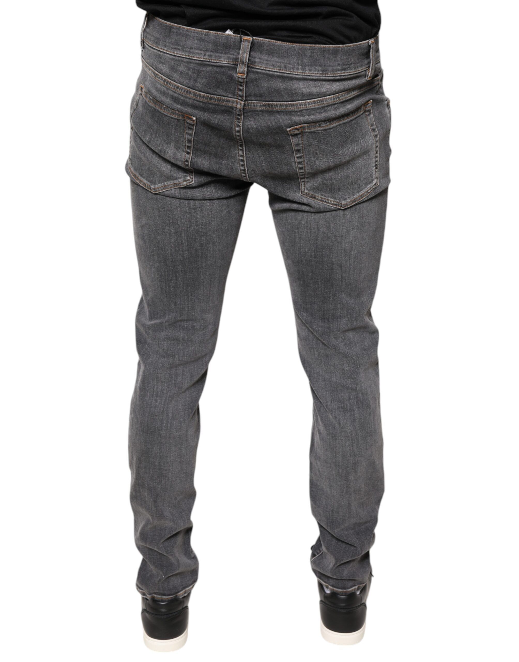 Dark Cotton Stretch Skinny Denim Men's Jeans (Pre-Owned) - Dolce & Gabbana - Modalova