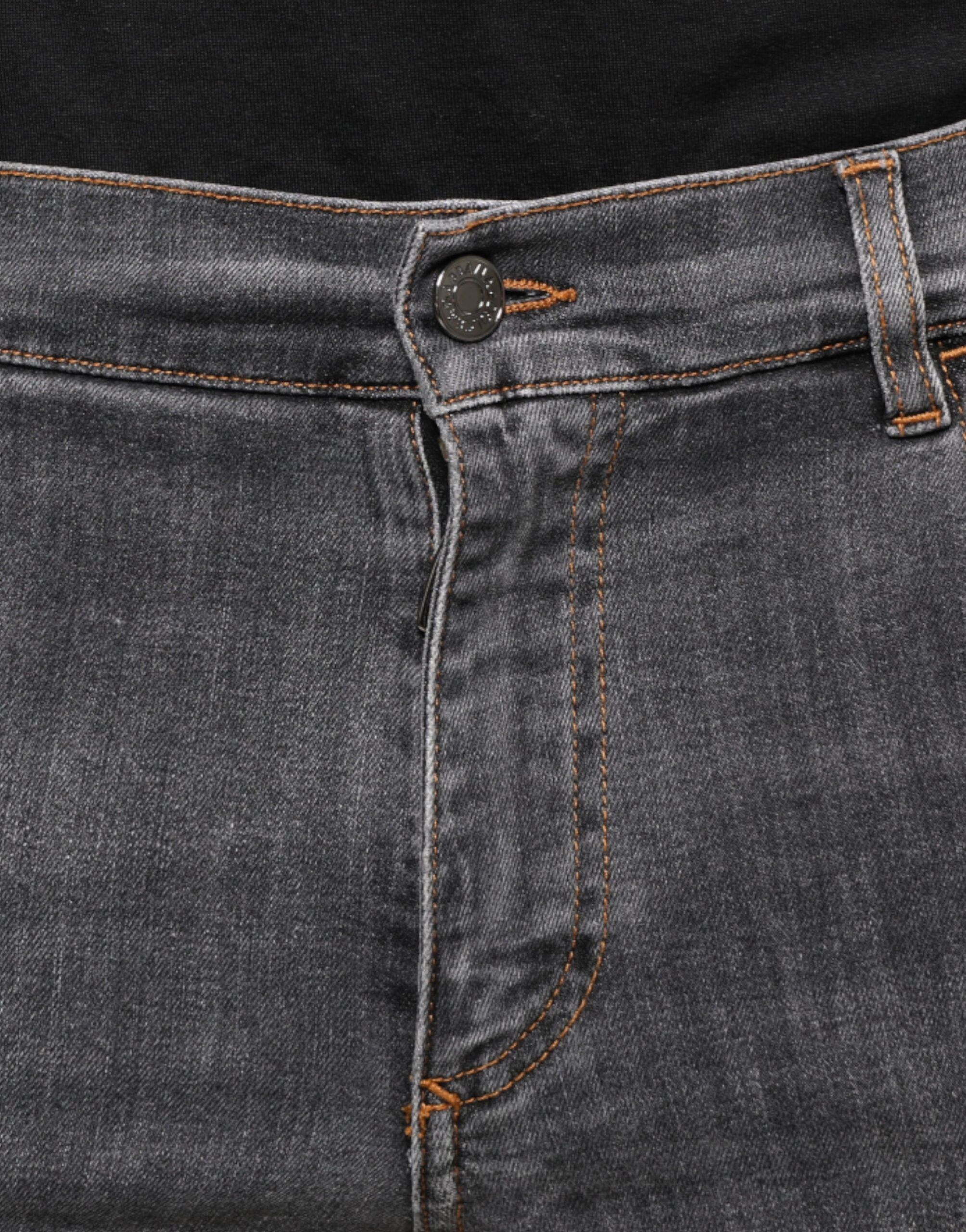 Dark Cotton Stretch Skinny Denim Men's Jeans (Pre-Owned) - Dolce & Gabbana - Modalova