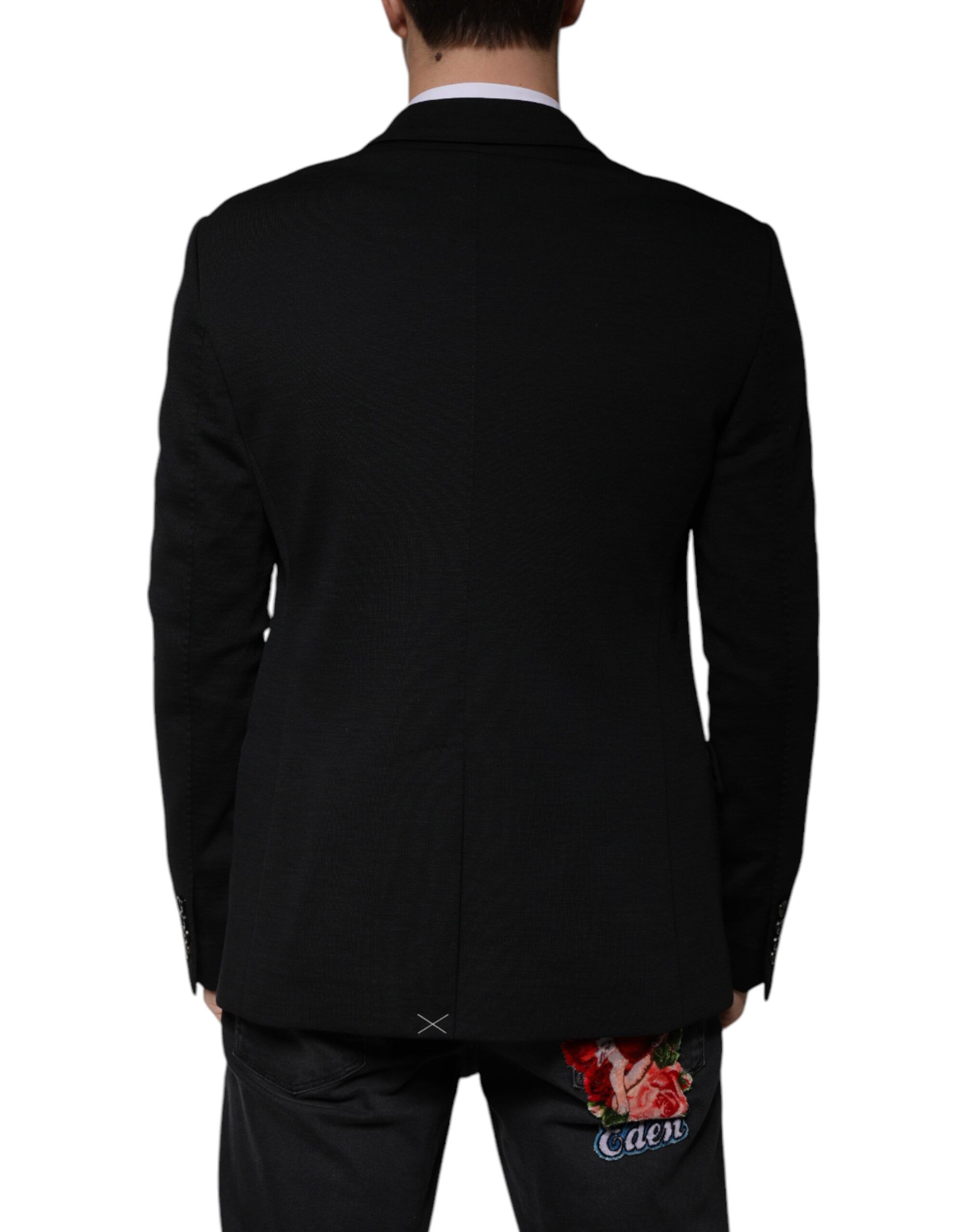 Wool Single Breasted Formal Men's Blazer - Dolce & Gabbana - Modalova