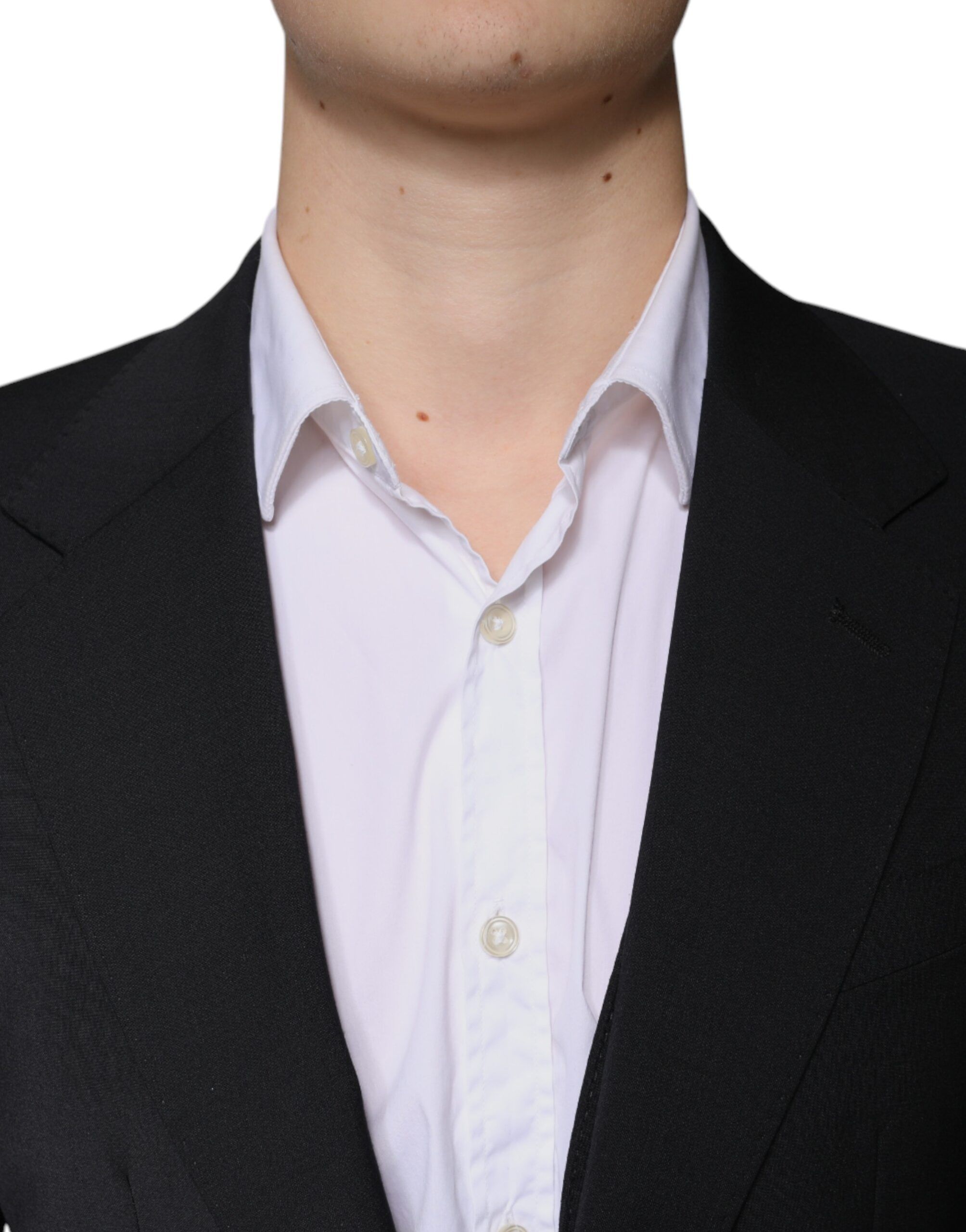 Wool 3 Piece Slim Fit Formal Men Men's Suit - Dolce & Gabbana - Modalova