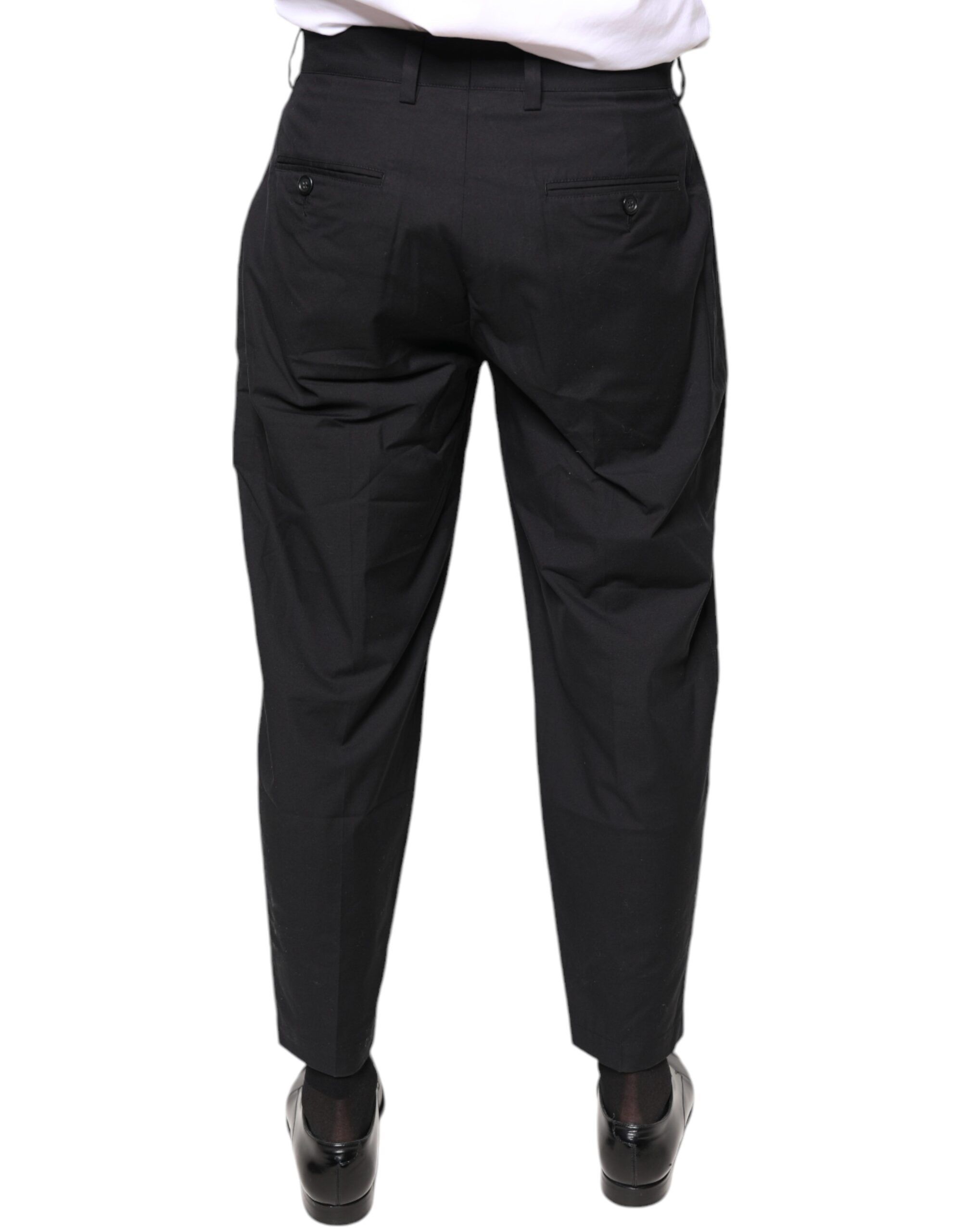 Crown Cotton Dress Men's Pants - Dolce & Gabbana - Modalova