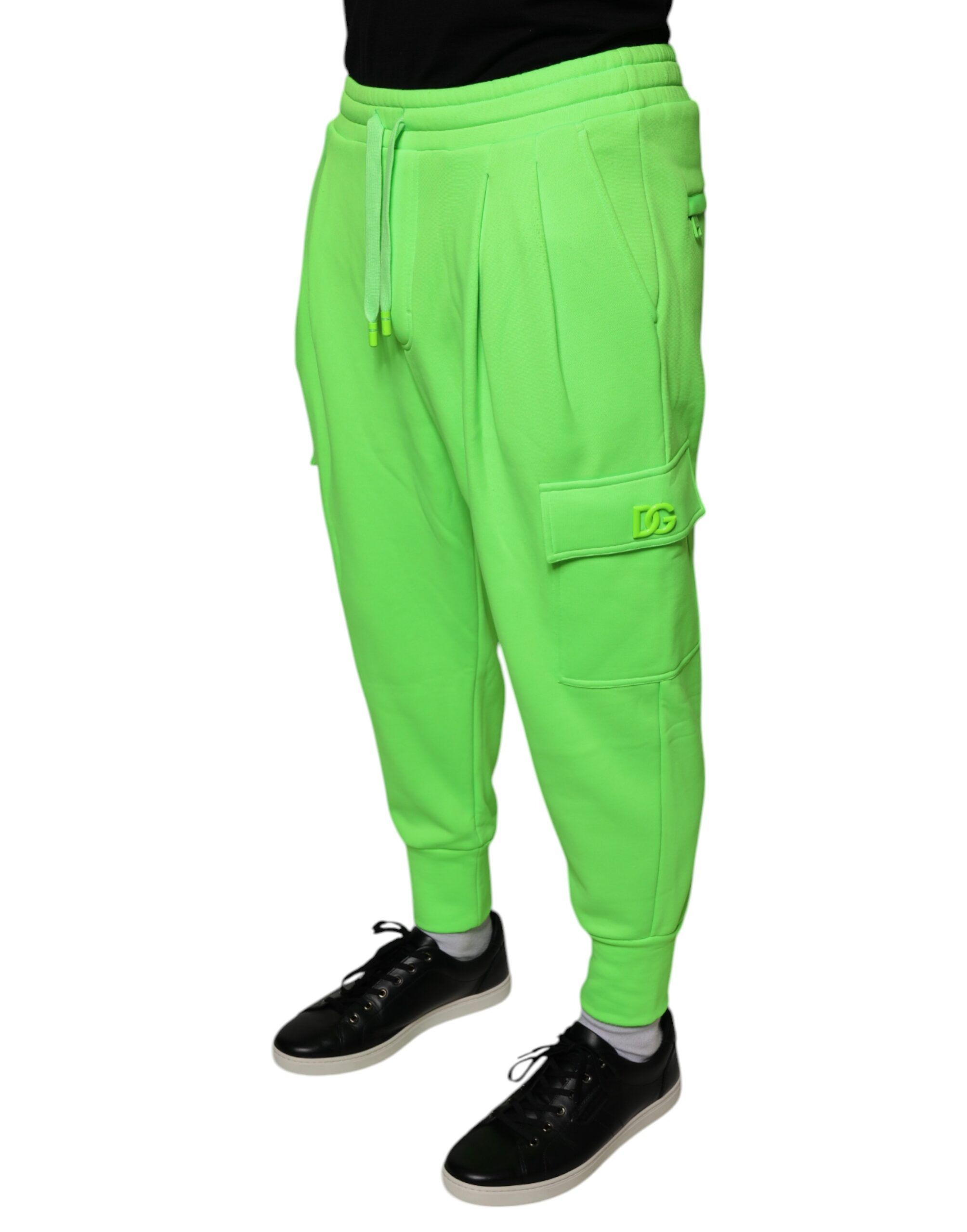Neon Polyester Cargo Jogger SweatMen's Men's Pants (Pre-Owned) - Dolce & Gabbana - Modalova
