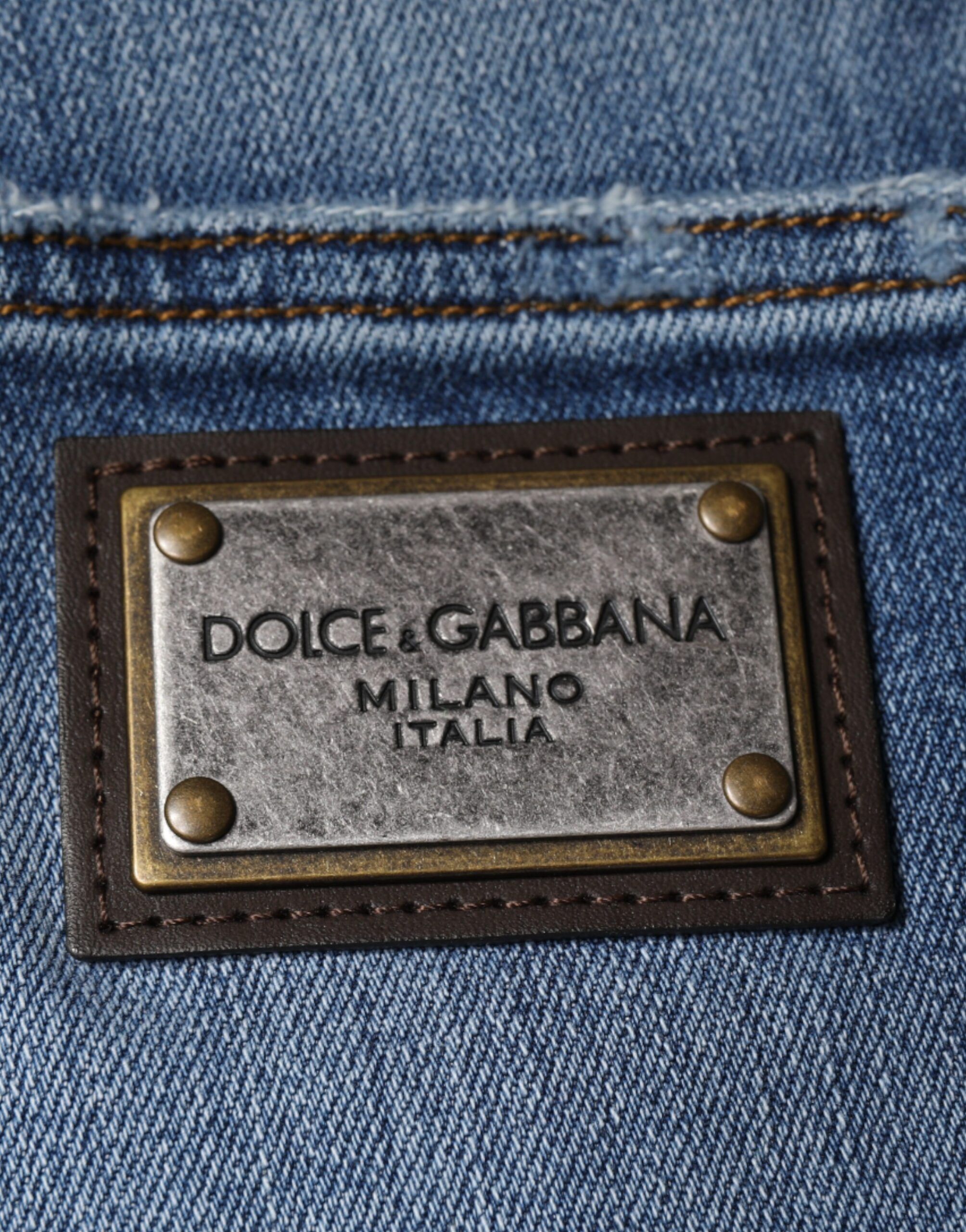 Washed Cotton Stretch Men Denim Men's Jeans (Pre-Owned) - Dolce & Gabbana - Modalova