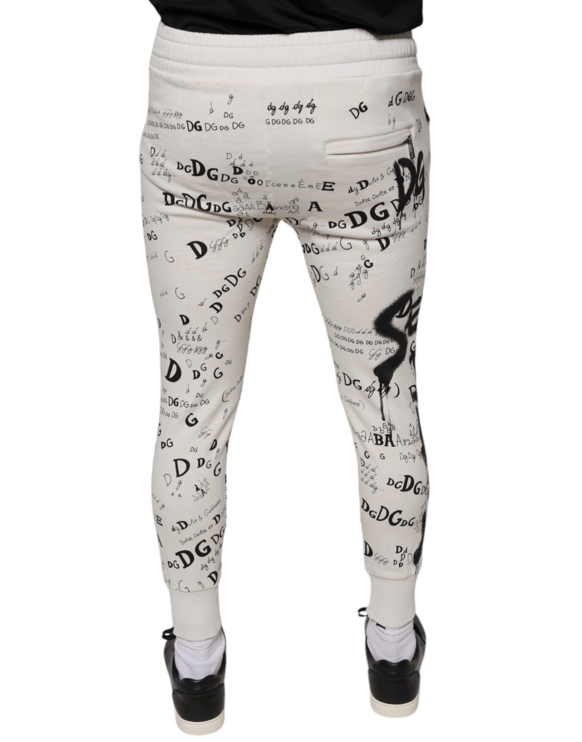 Printed Cotton Jogger SweatMen's Men's Pants (Pre-Owned) - Dolce & Gabbana - Modalova