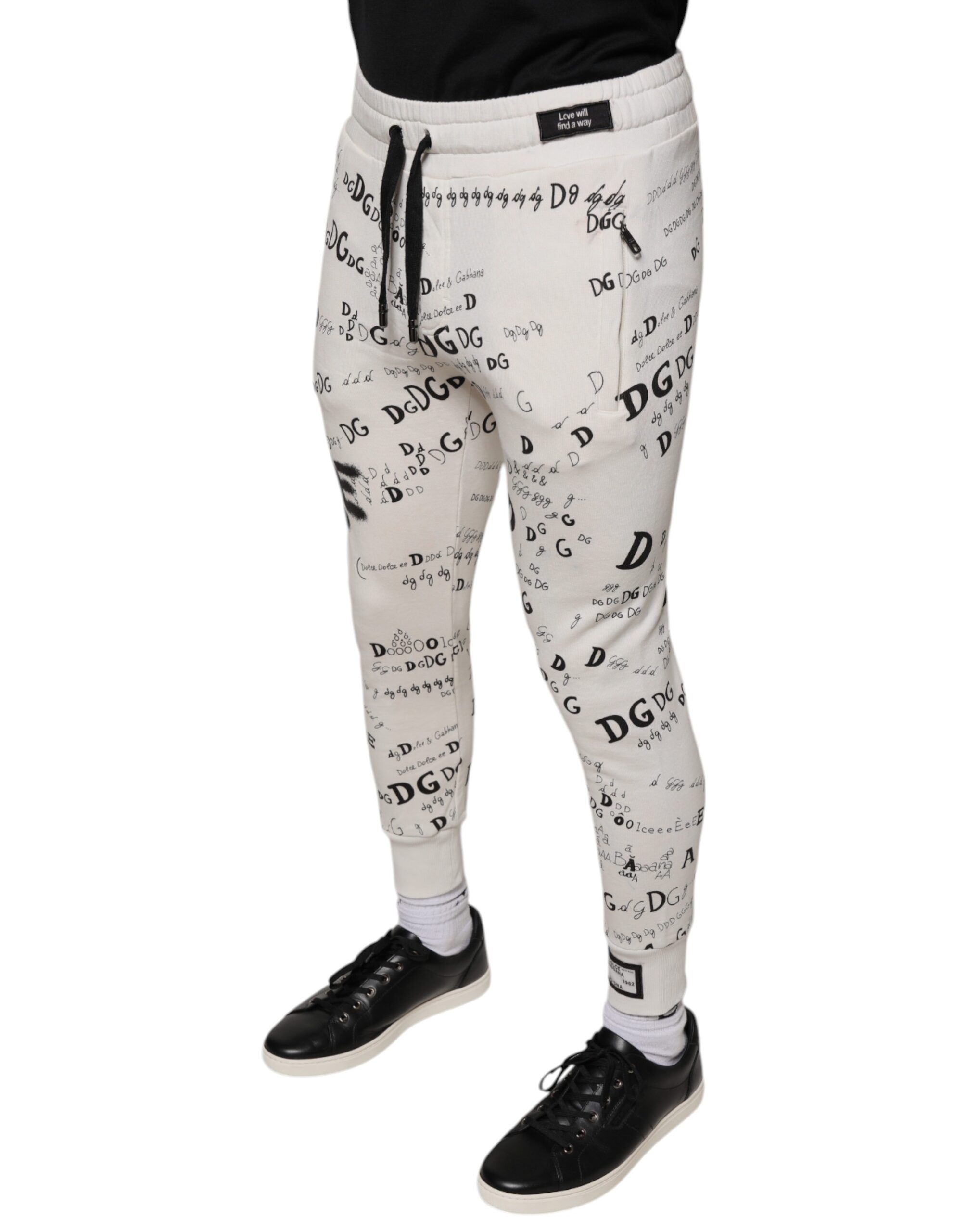Printed Cotton Jogger SweatMen's Men's Pants (Pre-Owned) - Dolce & Gabbana - Modalova