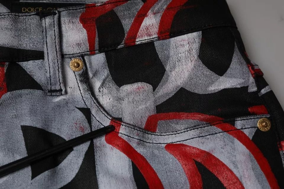 Cotton Monogram Skinny Denim Men's Jeans (Pre-Owned) - Dolce & Gabbana - Modalova