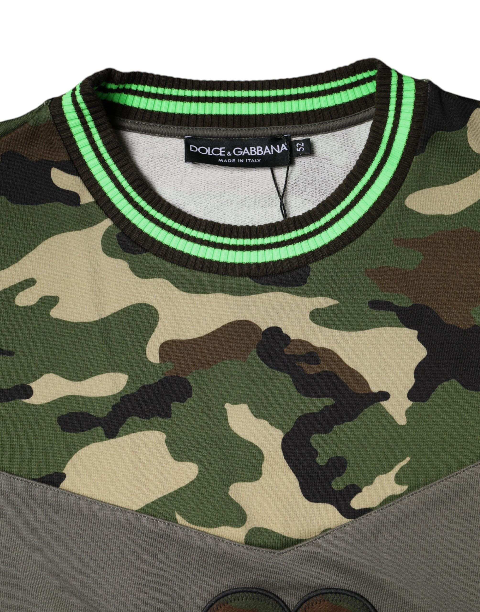 Camouflage Sweatshirt Men's Sweater - Dolce & Gabbana - Modalova