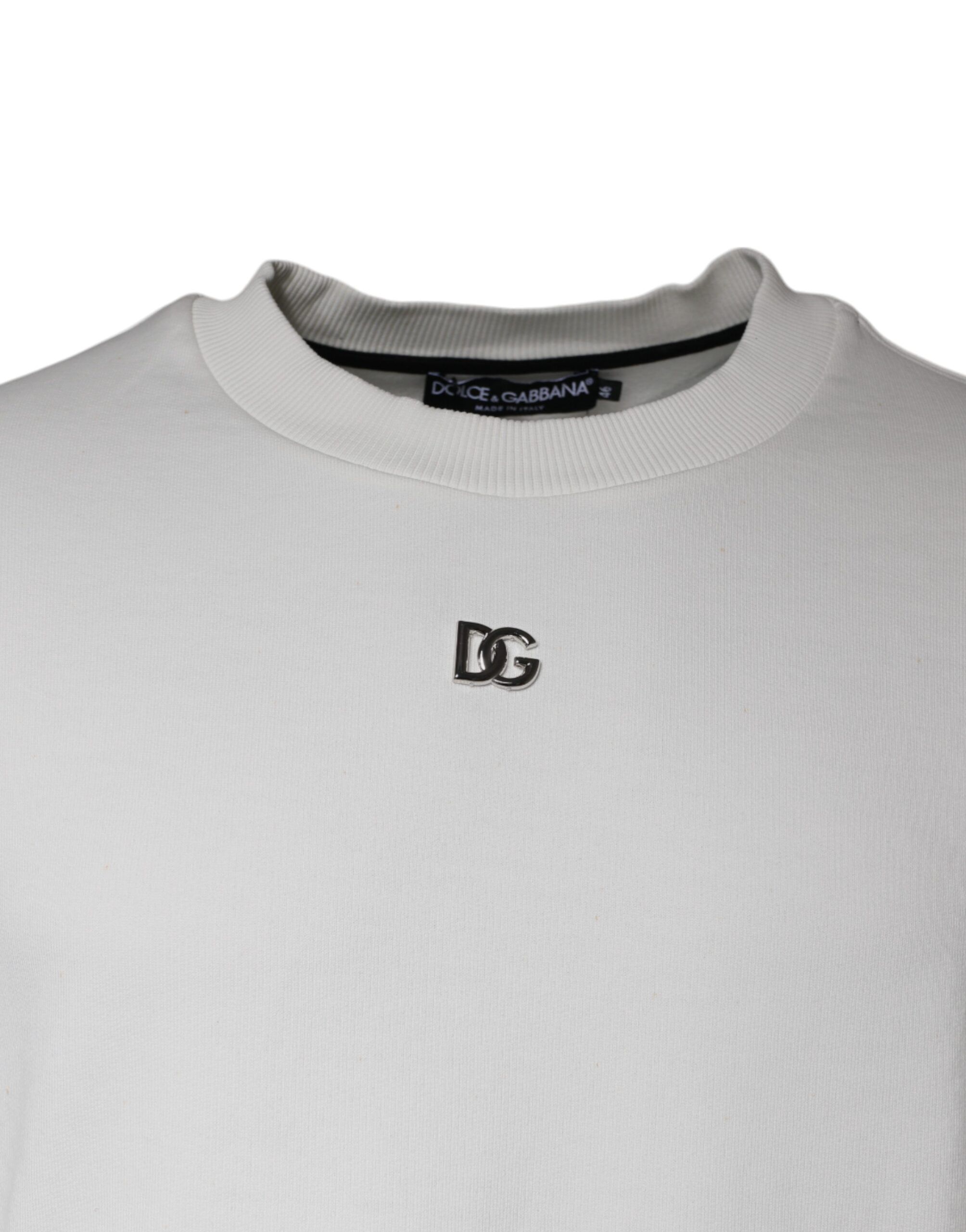 Logo Cotton Crew Neck Pullover Men's Sweater (Pre-Owned) - Dolce & Gabbana - Modalova