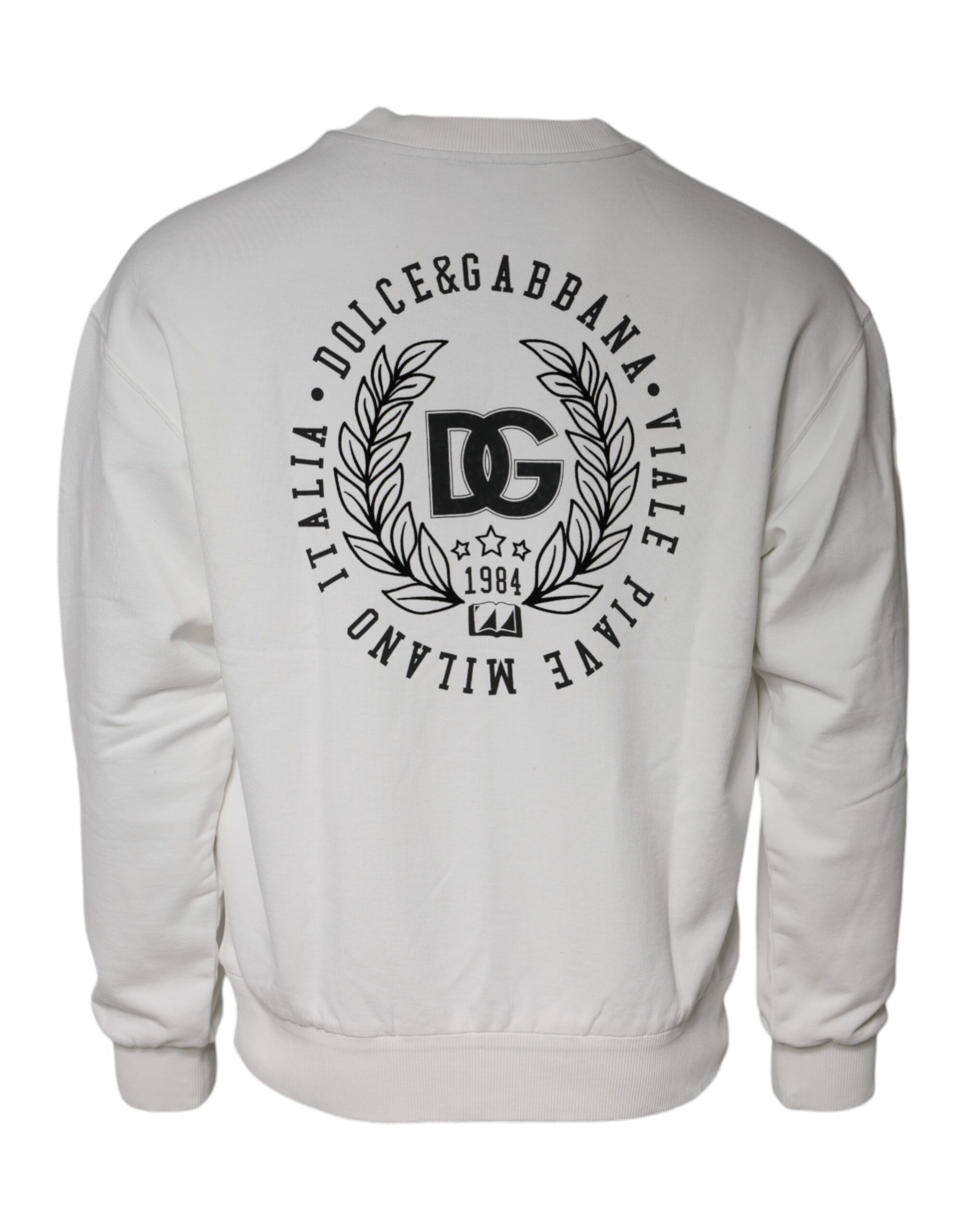 Logo Cotton Crew Neck Pullover Men's Sweater (Pre-Owned) - Dolce & Gabbana - Modalova