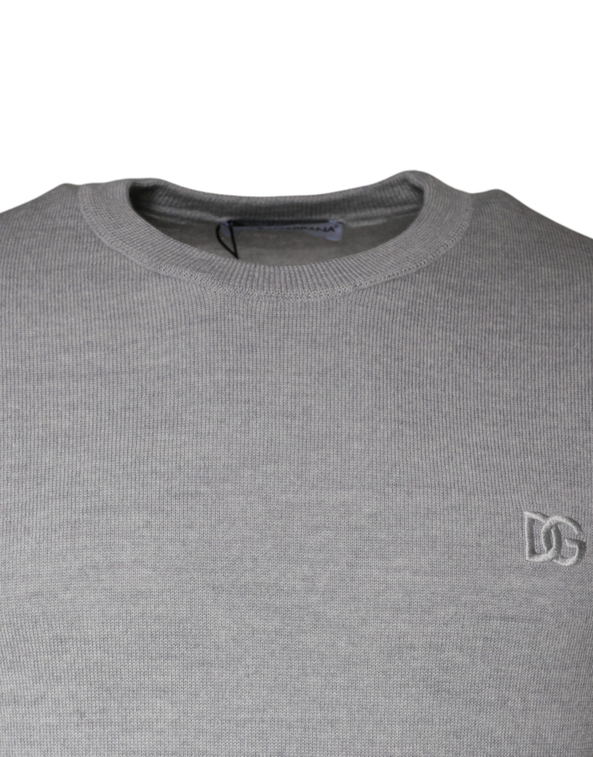 Light Wool Crew Neck Pullover Men's Sweater (Pre-Owned) - Dolce & Gabbana - Modalova