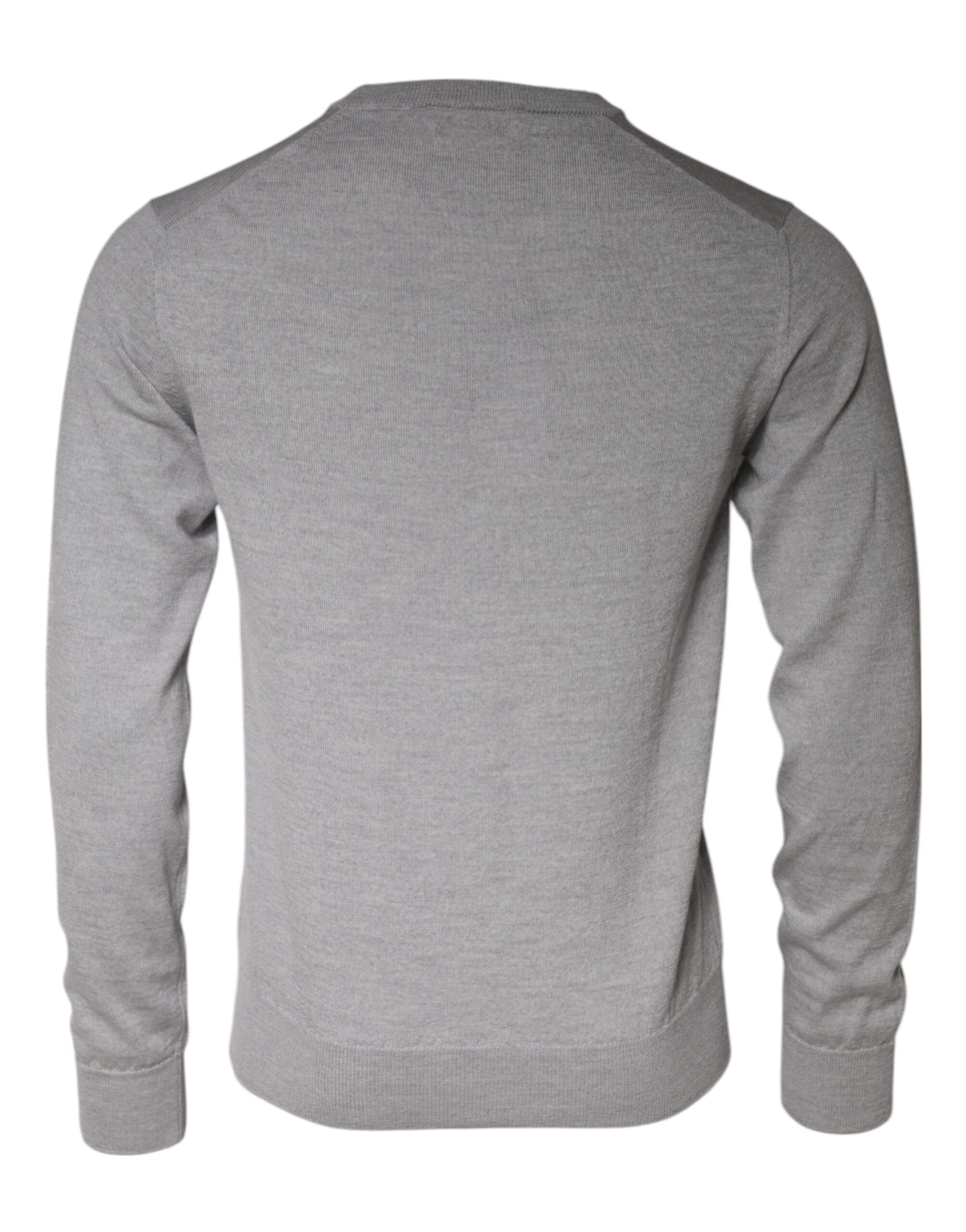 Light Wool Crew Neck Pullover Men's Sweater (Pre-Owned) - Dolce & Gabbana - Modalova