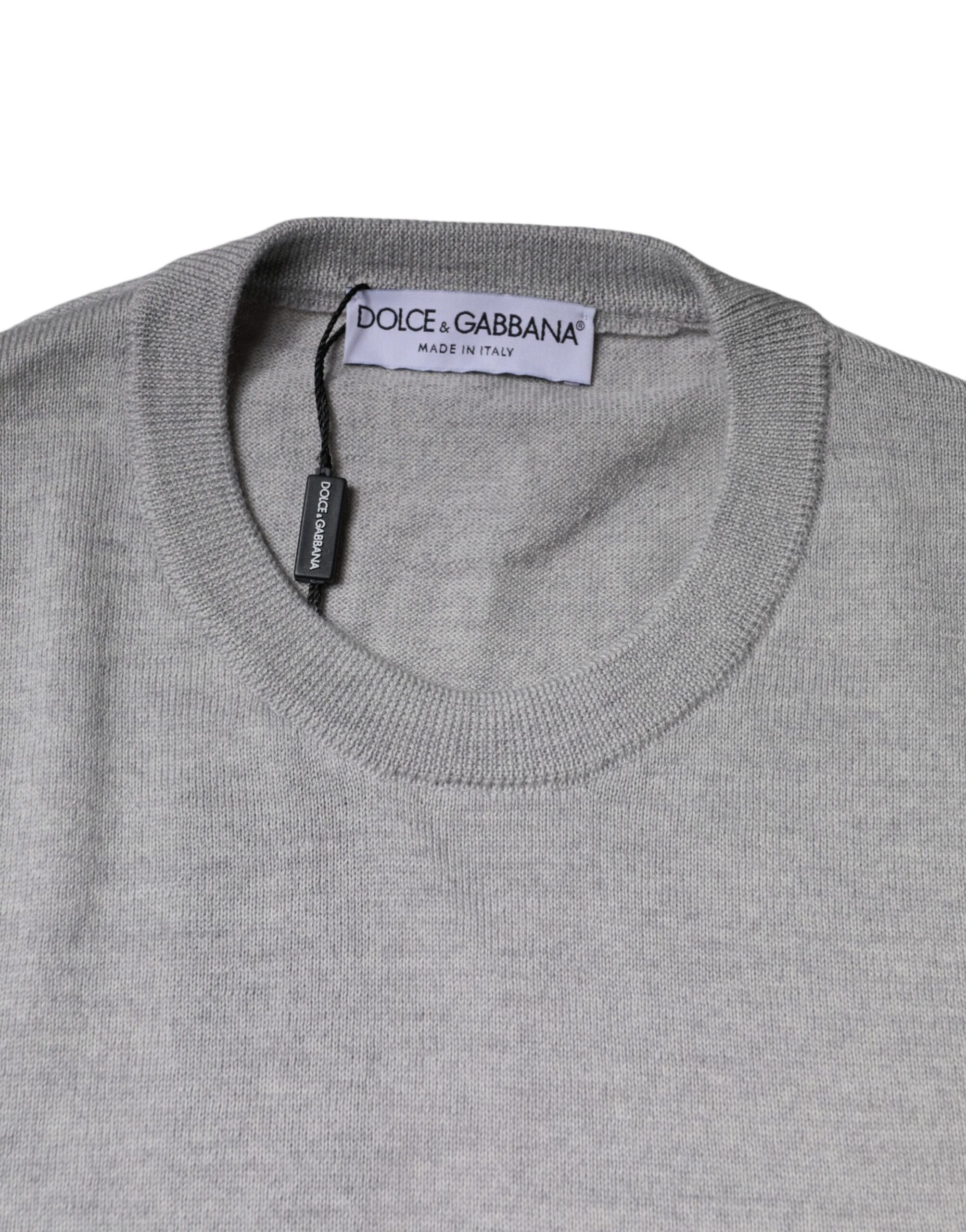 Light Wool Crew Neck Pullover Men's Sweater (Pre-Owned) - Dolce & Gabbana - Modalova