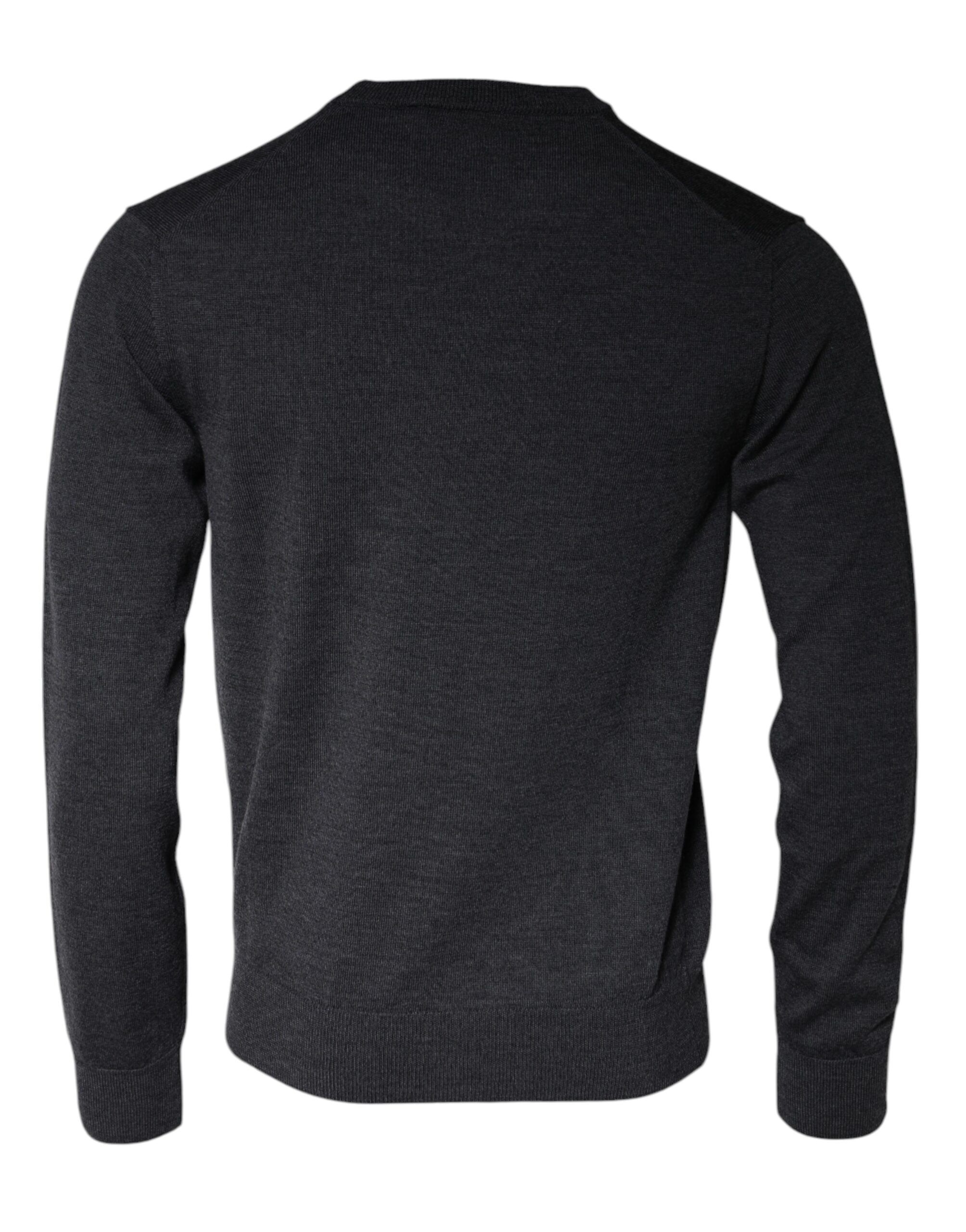 Wool Crew Neck Pullover Men's Sweater - Dolce & Gabbana - Modalova