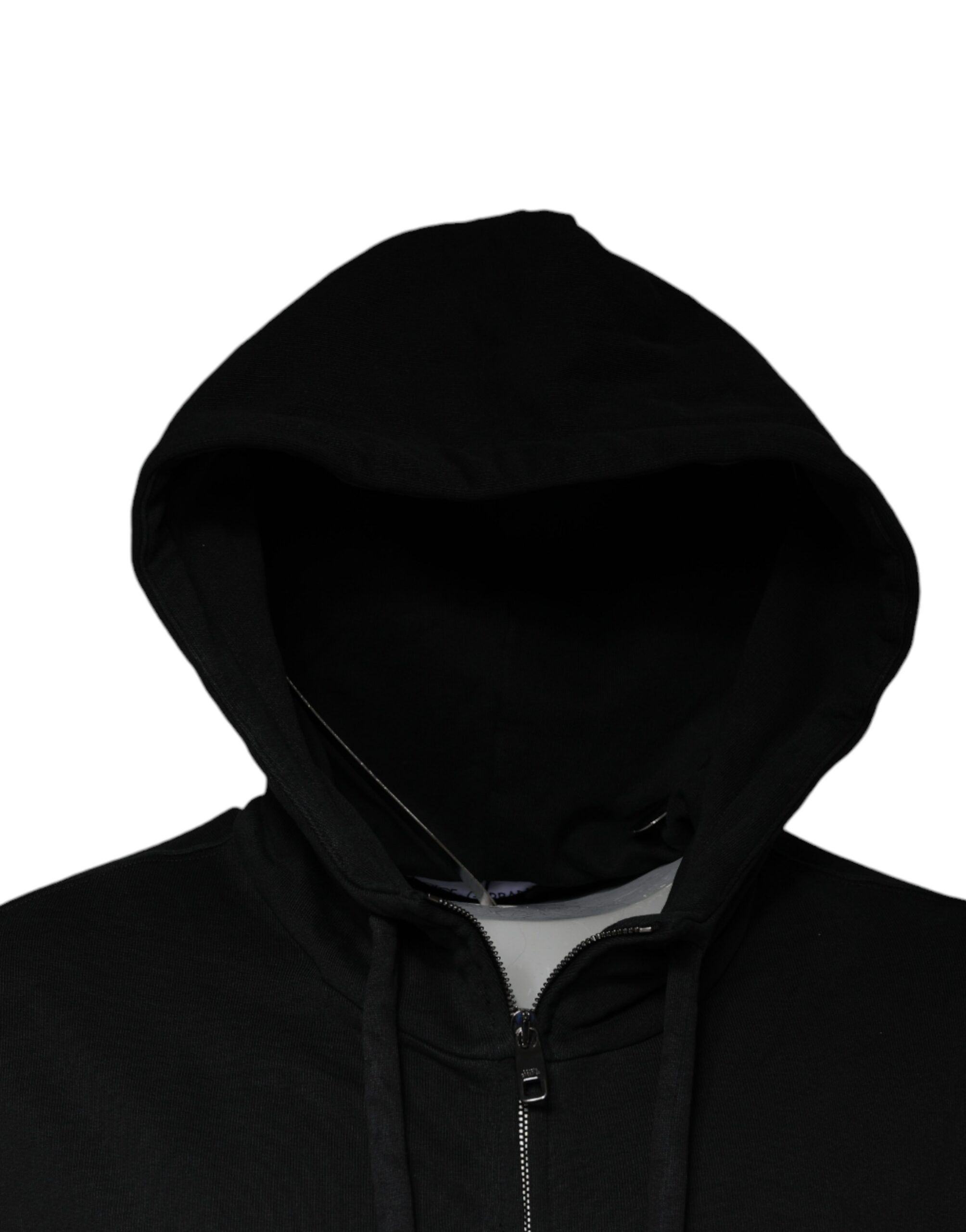 Logo Plaque Hooded Full Zip Men's Sweater (Pre-Owned) - Dolce & Gabbana - Modalova