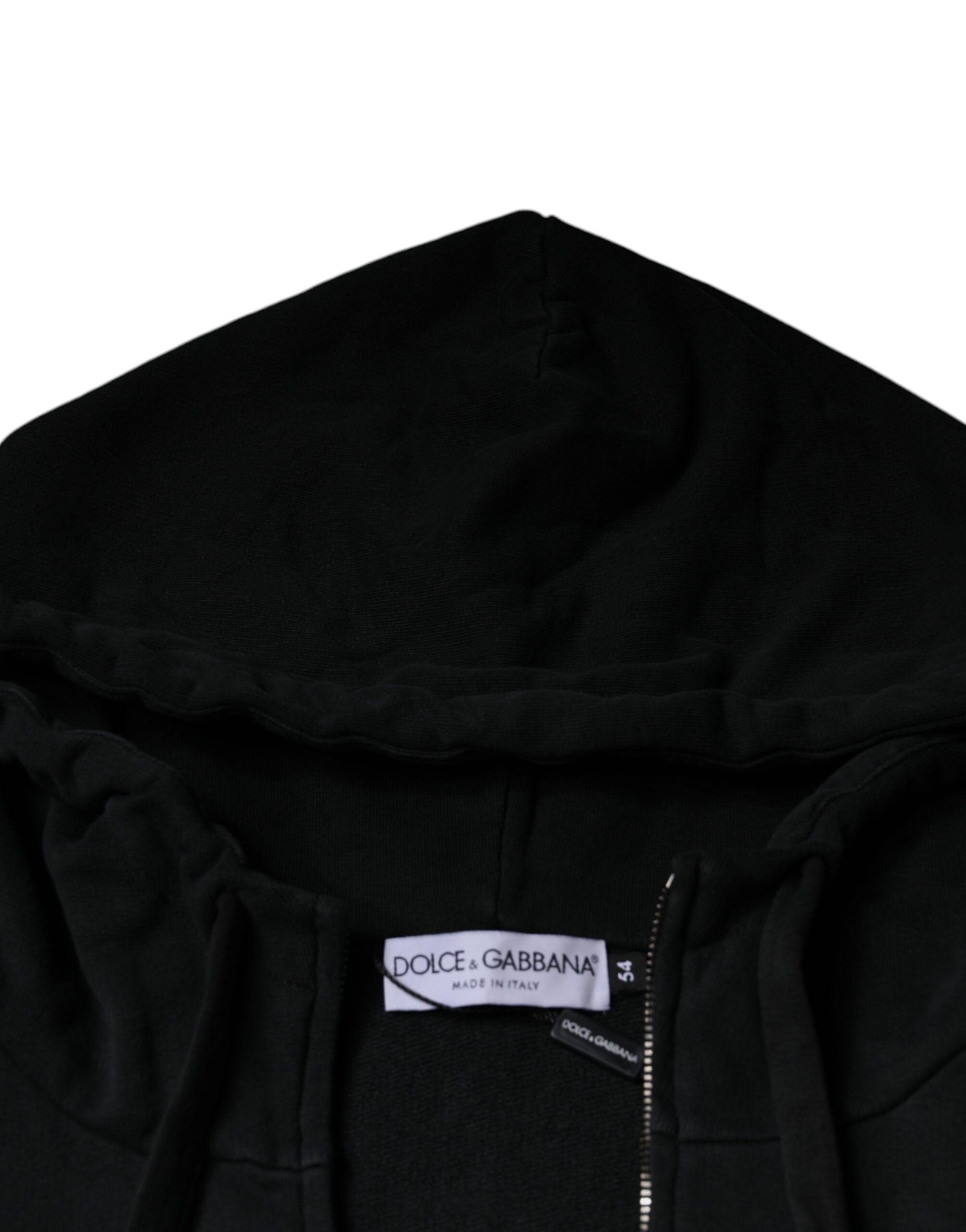 Logo Plaque Hooded Full Zip Men's Sweater (Pre-Owned) - Dolce & Gabbana - Modalova