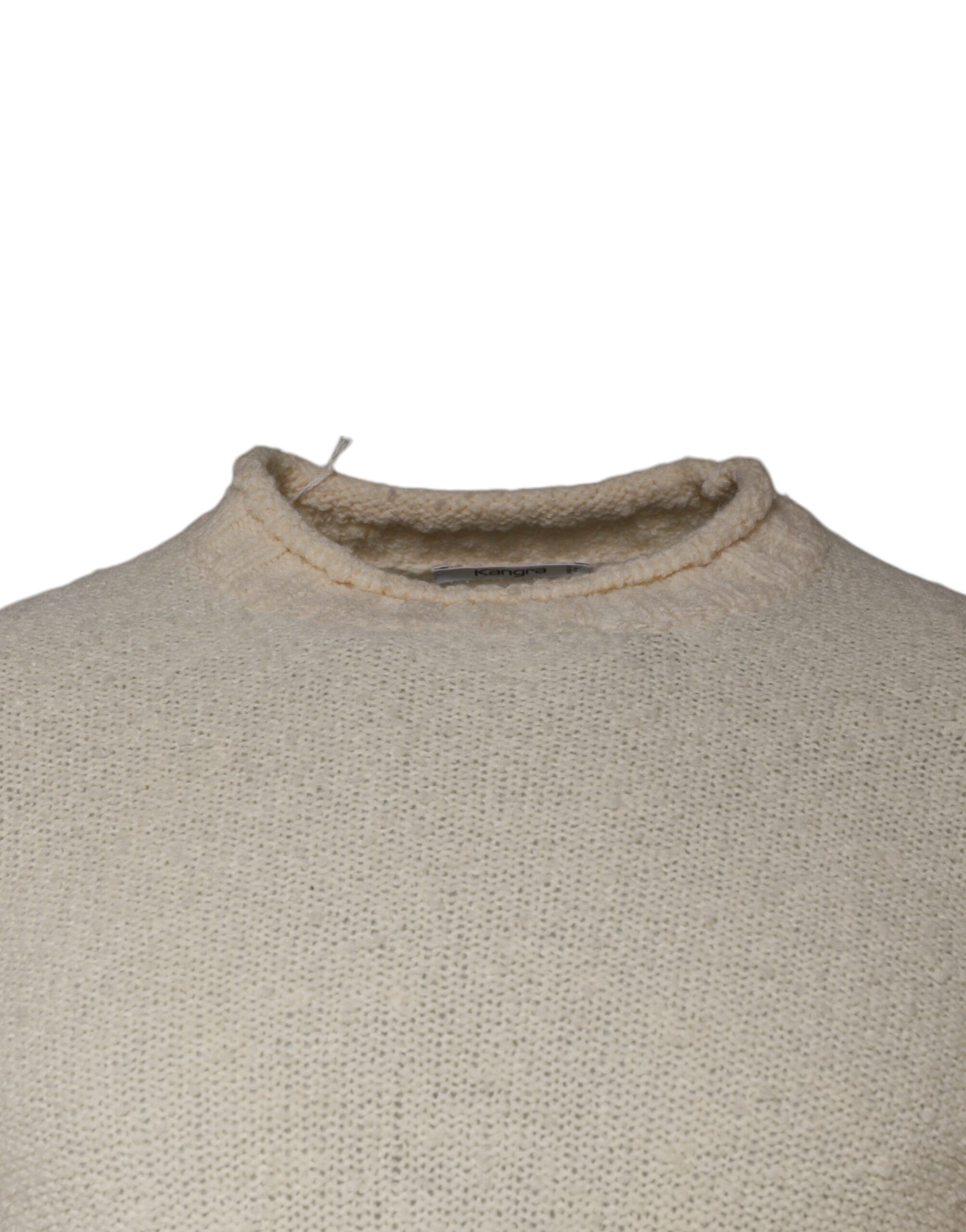 Wool Knit Long Sleeve Round Neck Pullover Men's Sweater (Pre-Owned) - KANGRA - Modalova