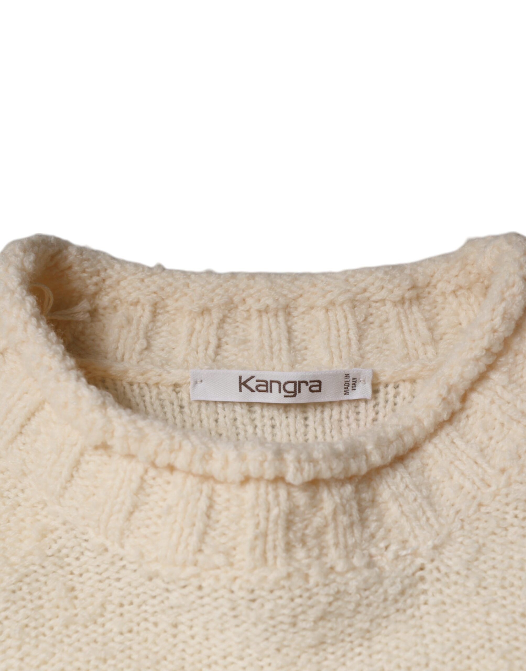 Wool Knit Long Sleeve Round Neck Pullover Men's Sweater (Pre-Owned) - KANGRA - Modalova