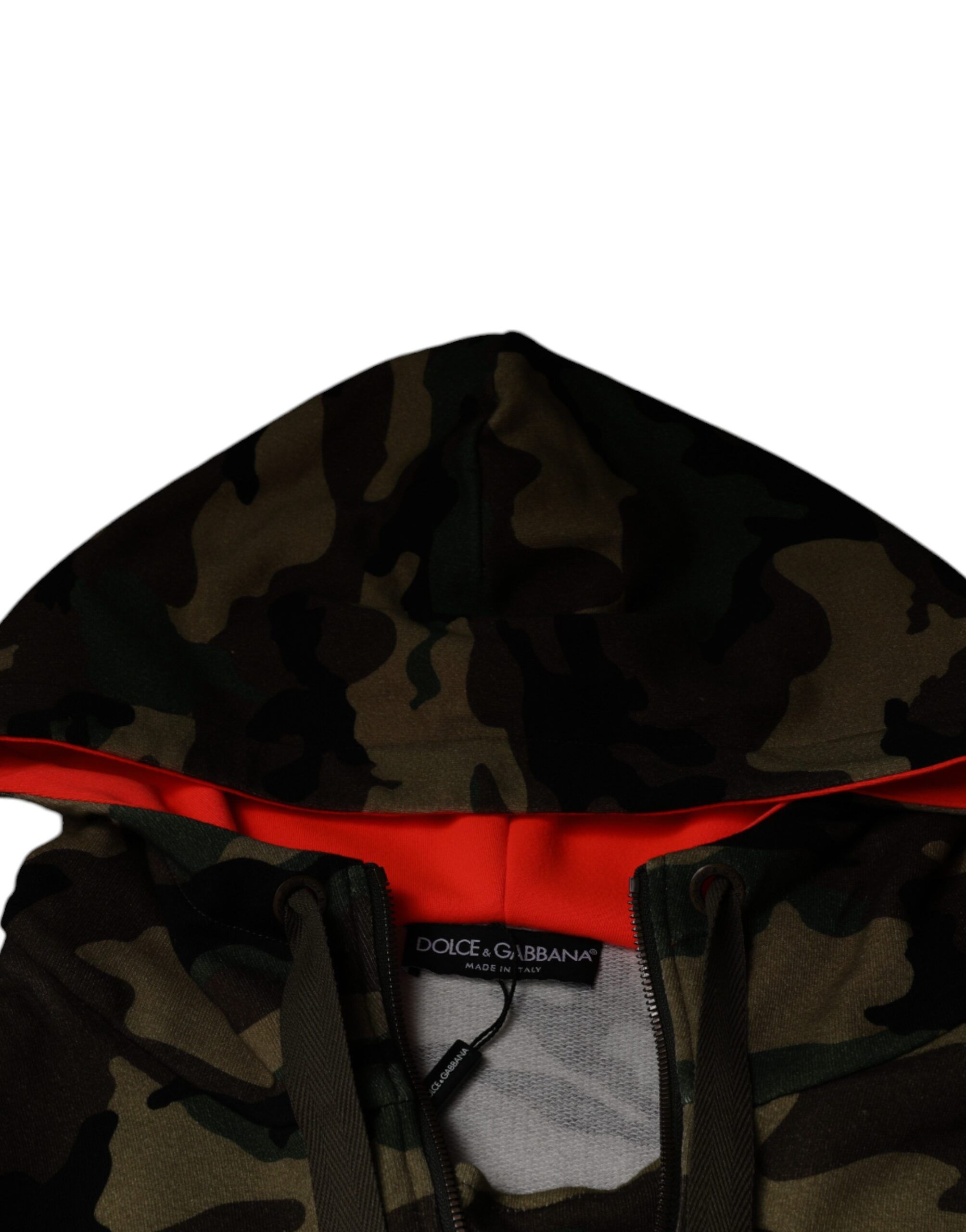 Camouflage Hooded Men Sweatshirt Men's Sweater - Dolce & Gabbana - Modalova