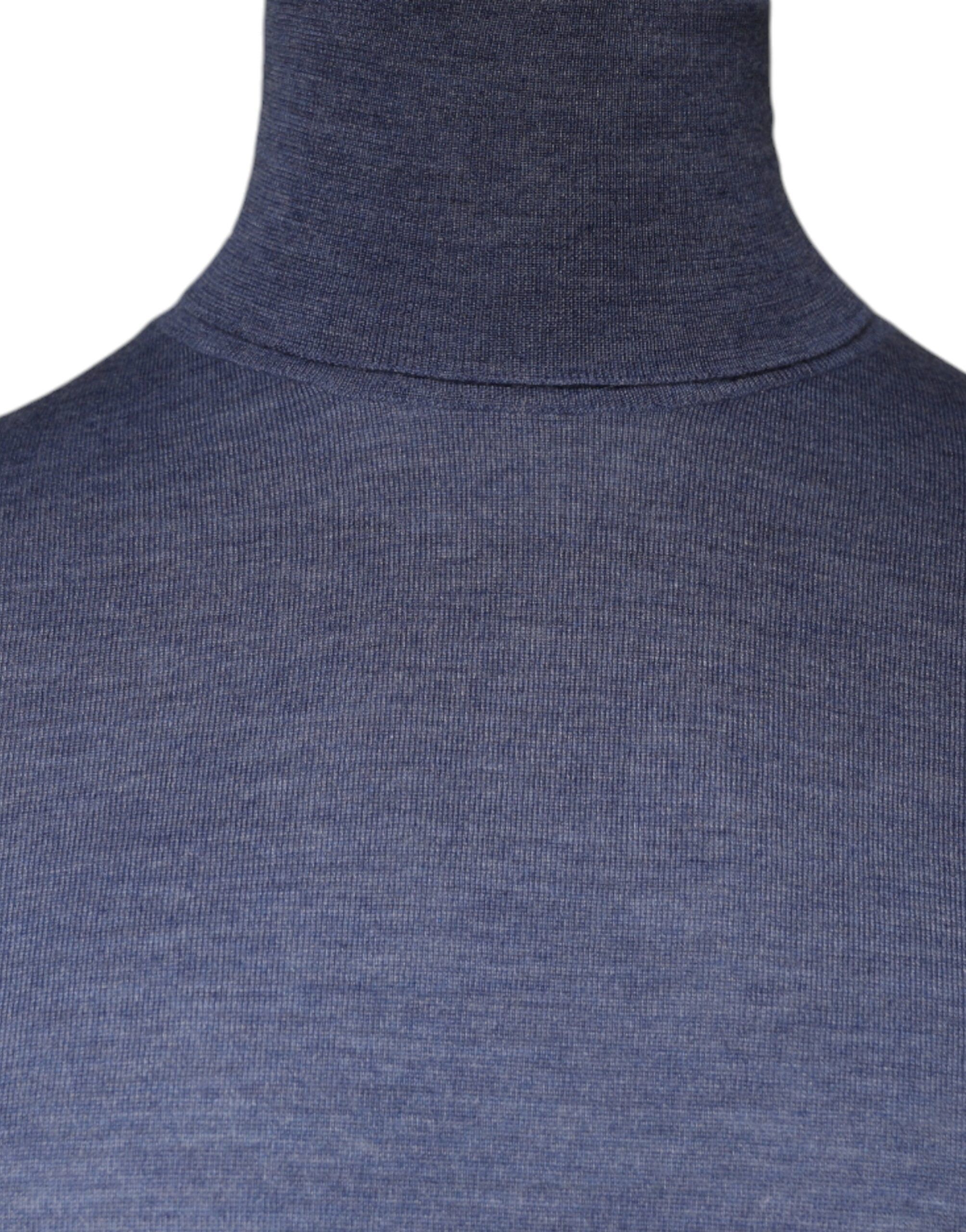 Blue Long Sleeve Turtleneck Pullover Men's Sweater (Pre-Owned) - Dolce & Gabbana - Modalova