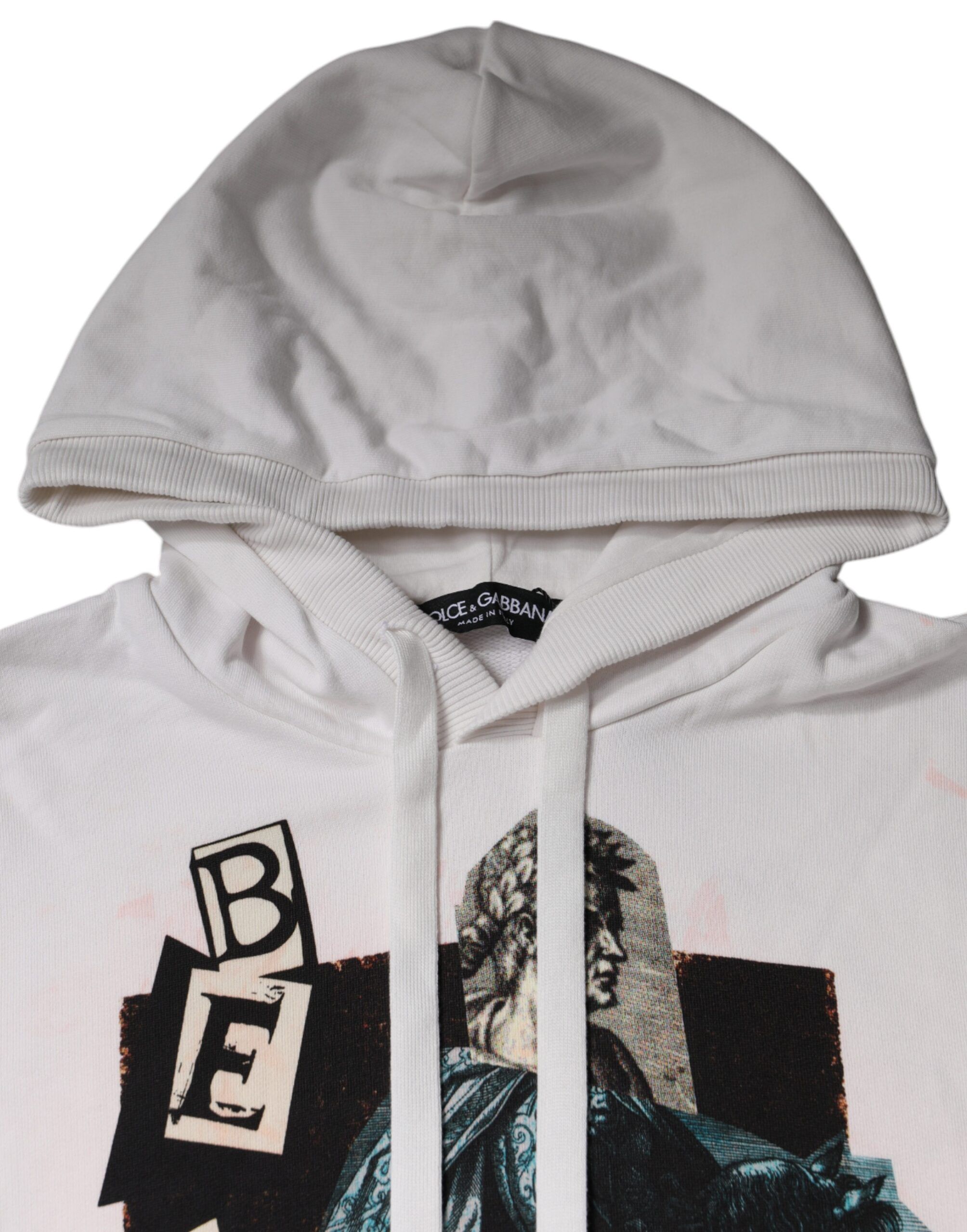Caesar Cotton Hooded Pullover Men's Sweater (Pre-Owned) - Dolce & Gabbana - Modalova
