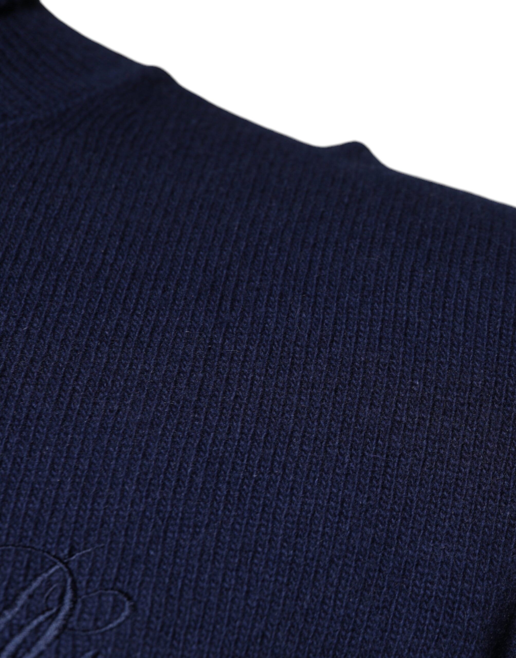 Wool Knit Turtleneck Pullover Men's Sweater - Dolce & Gabbana - Modalova