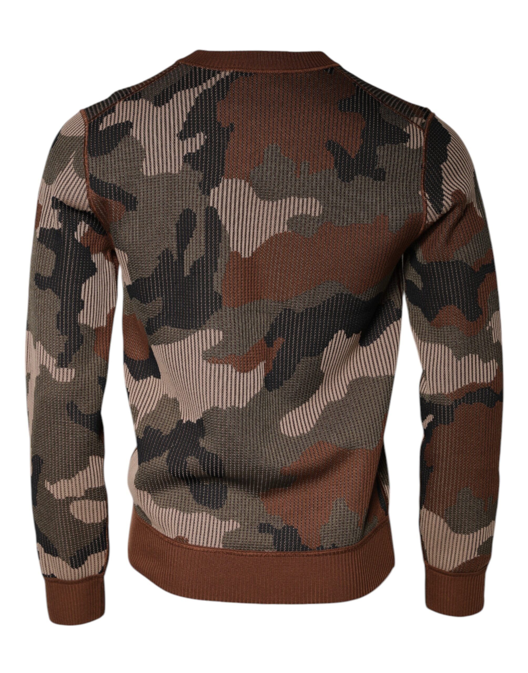 Camouflage Men Pullover Men's Sweater - Dolce & Gabbana - Modalova