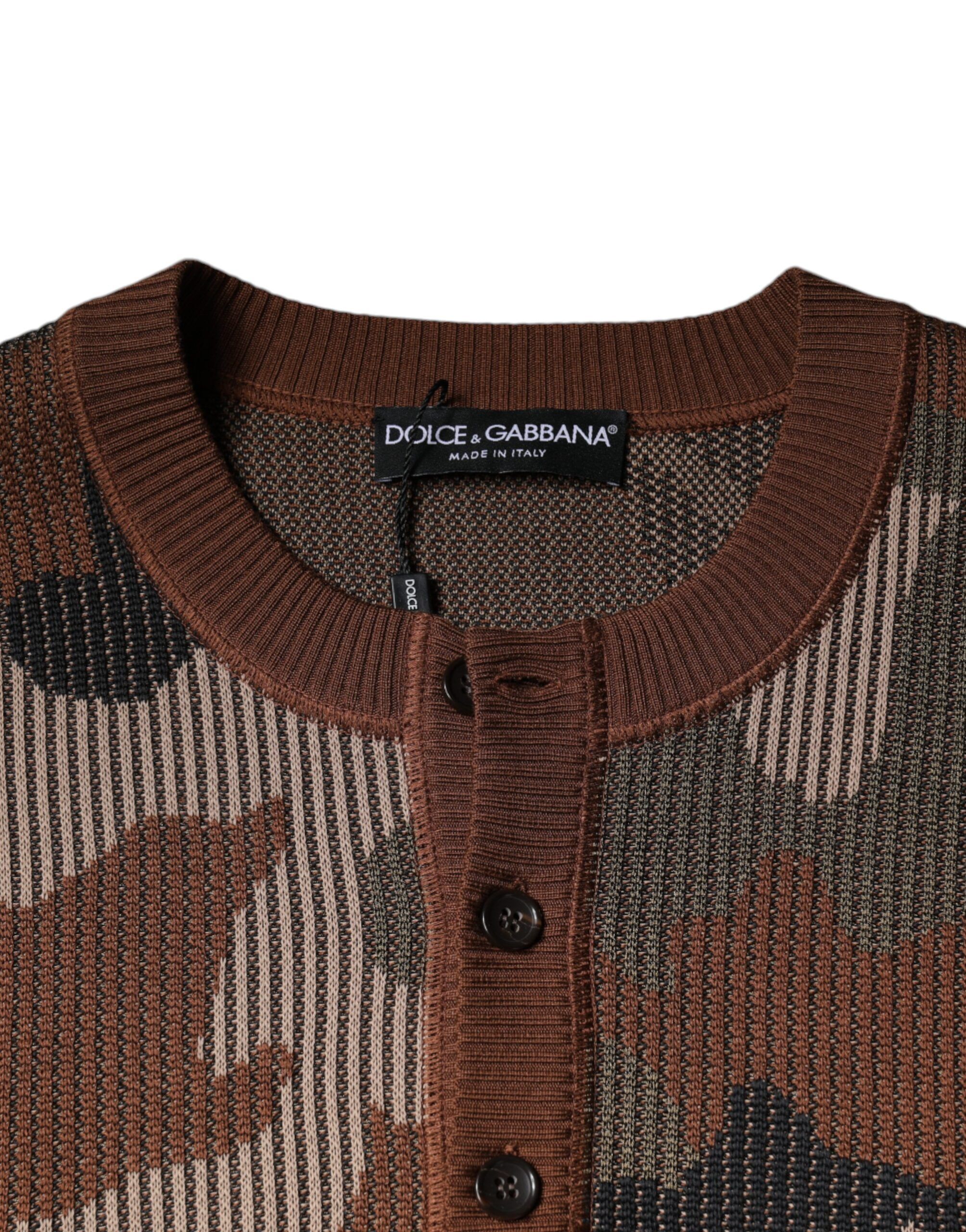 Camouflage Men Pullover Men's Sweater - Dolce & Gabbana - Modalova