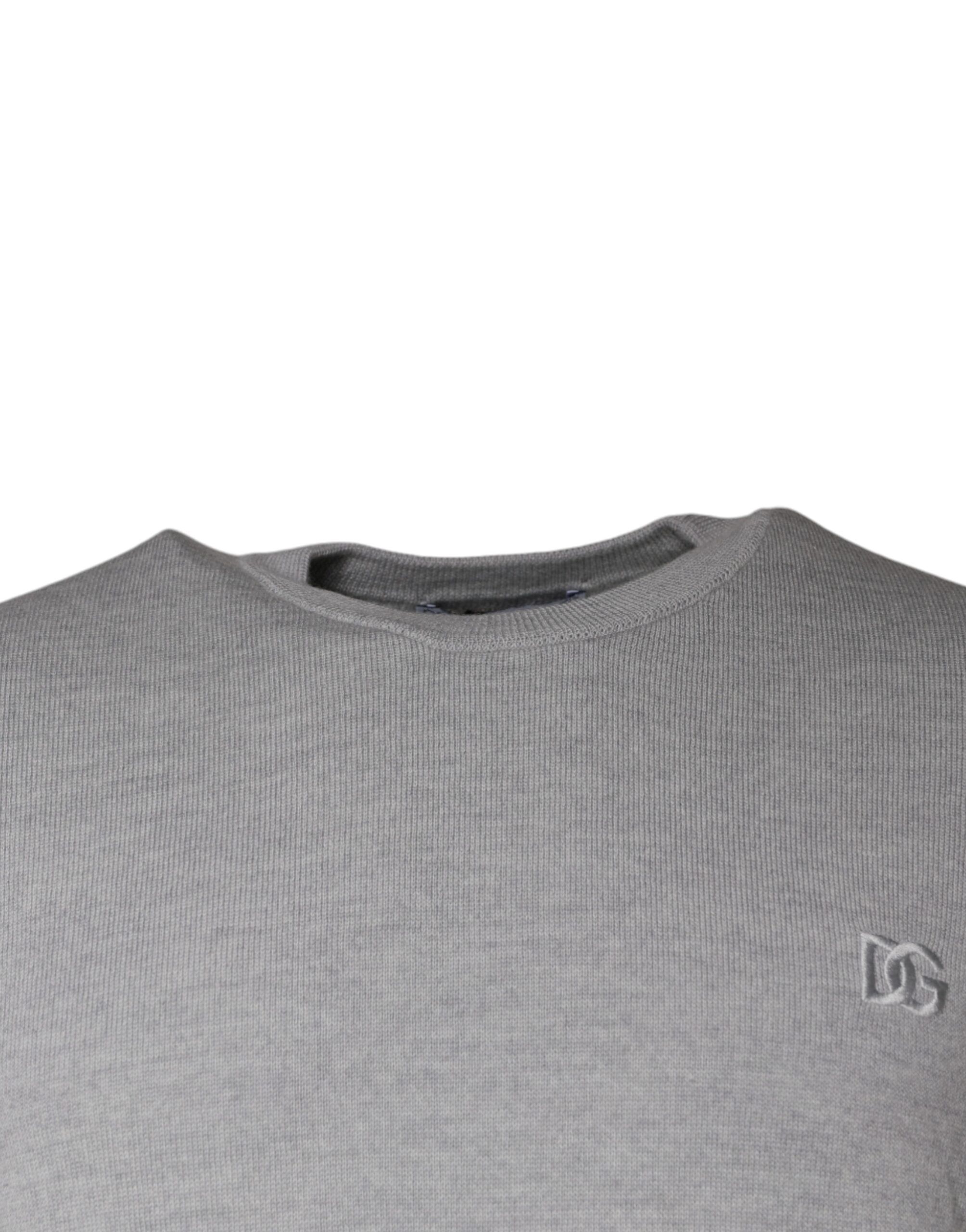 Light Wool Crew Neck Pullover Men's Sweater - Dolce & Gabbana - Modalova