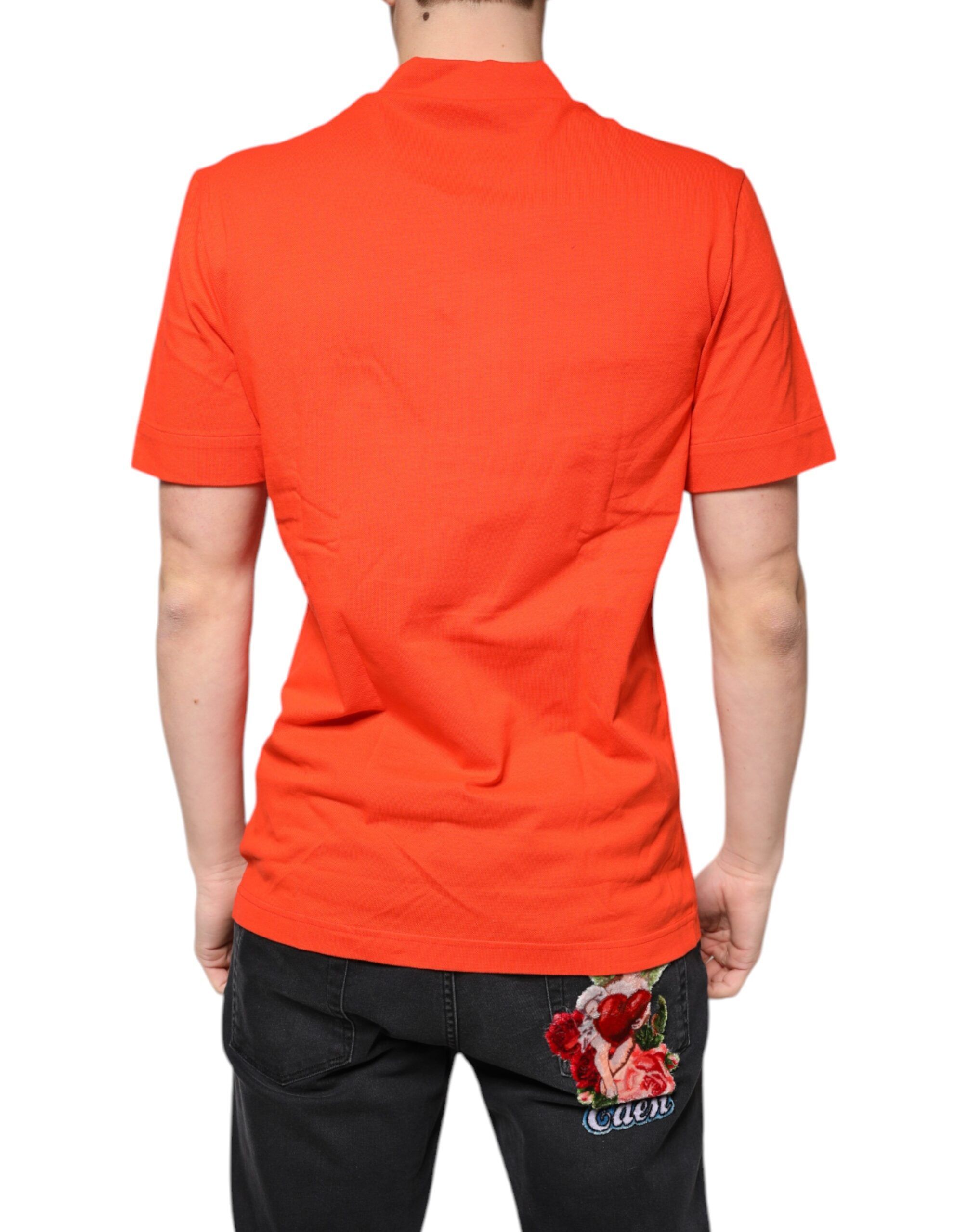 Cotton Button Down Casual Polo Men's Shirt - Dolce & Gabbana - Modalova
